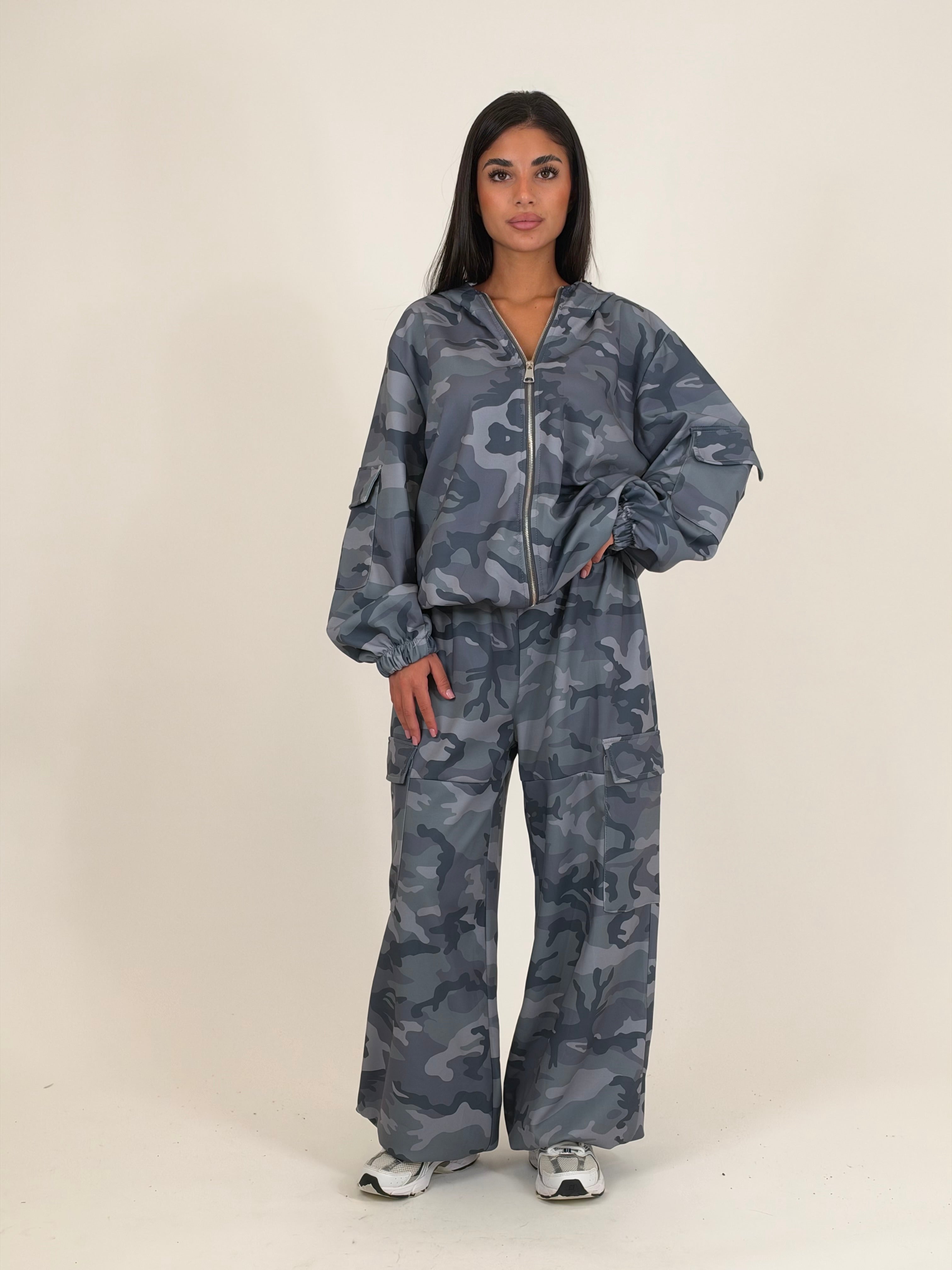 Set camouflage blu