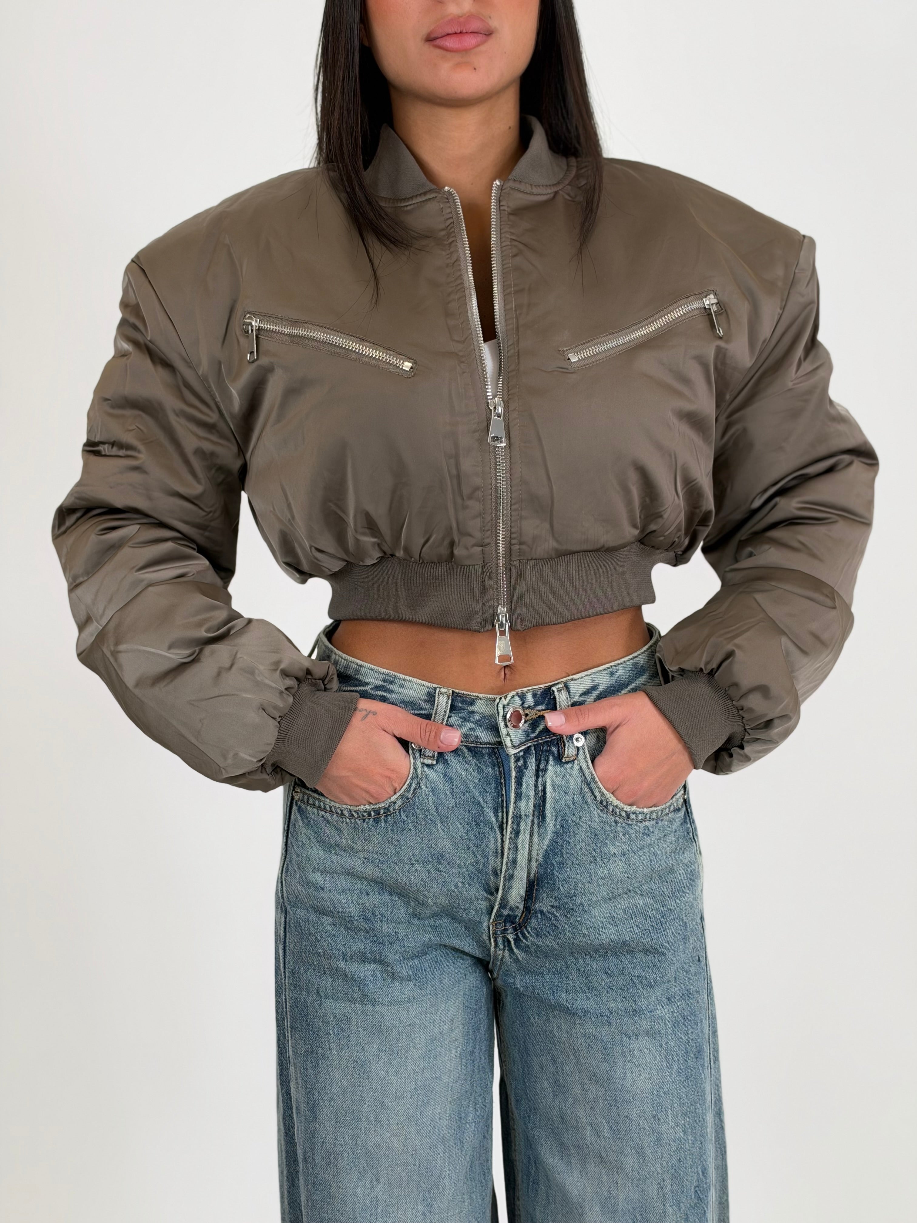 Bomber Crop Nate