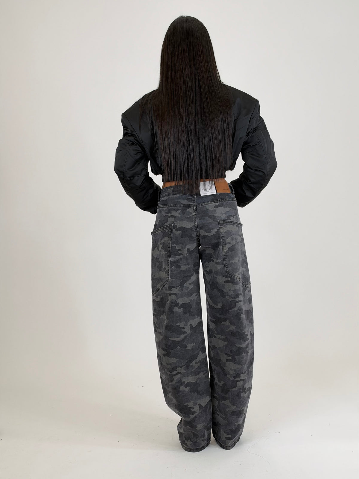 Jeans gray military