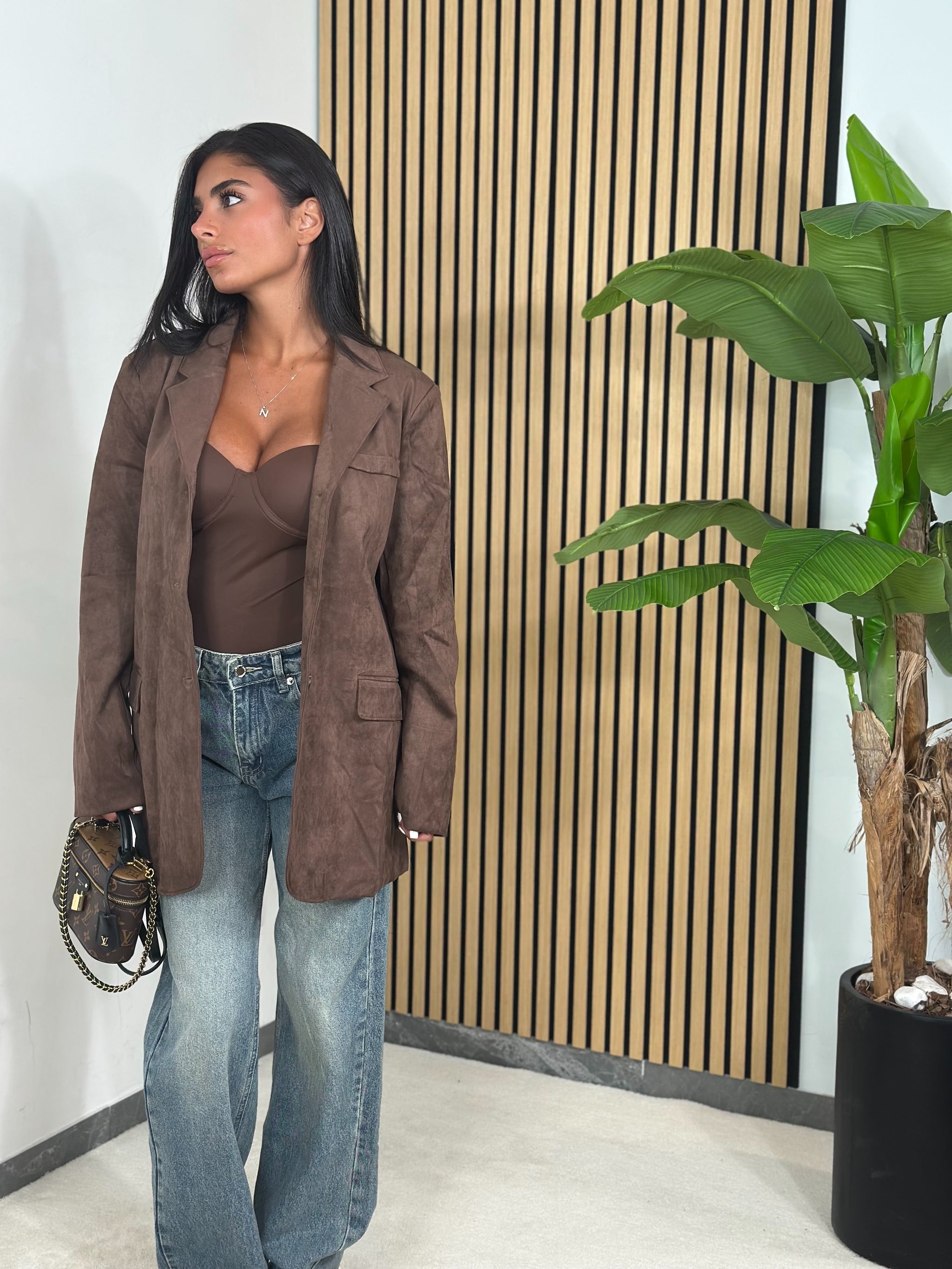 Blazer Eco-camoscio