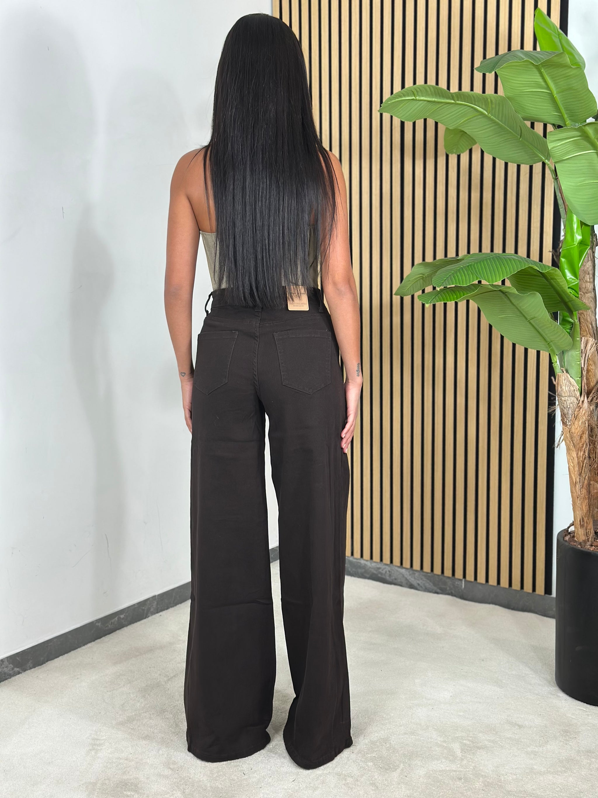 Jeans Palazzo Cioccolato