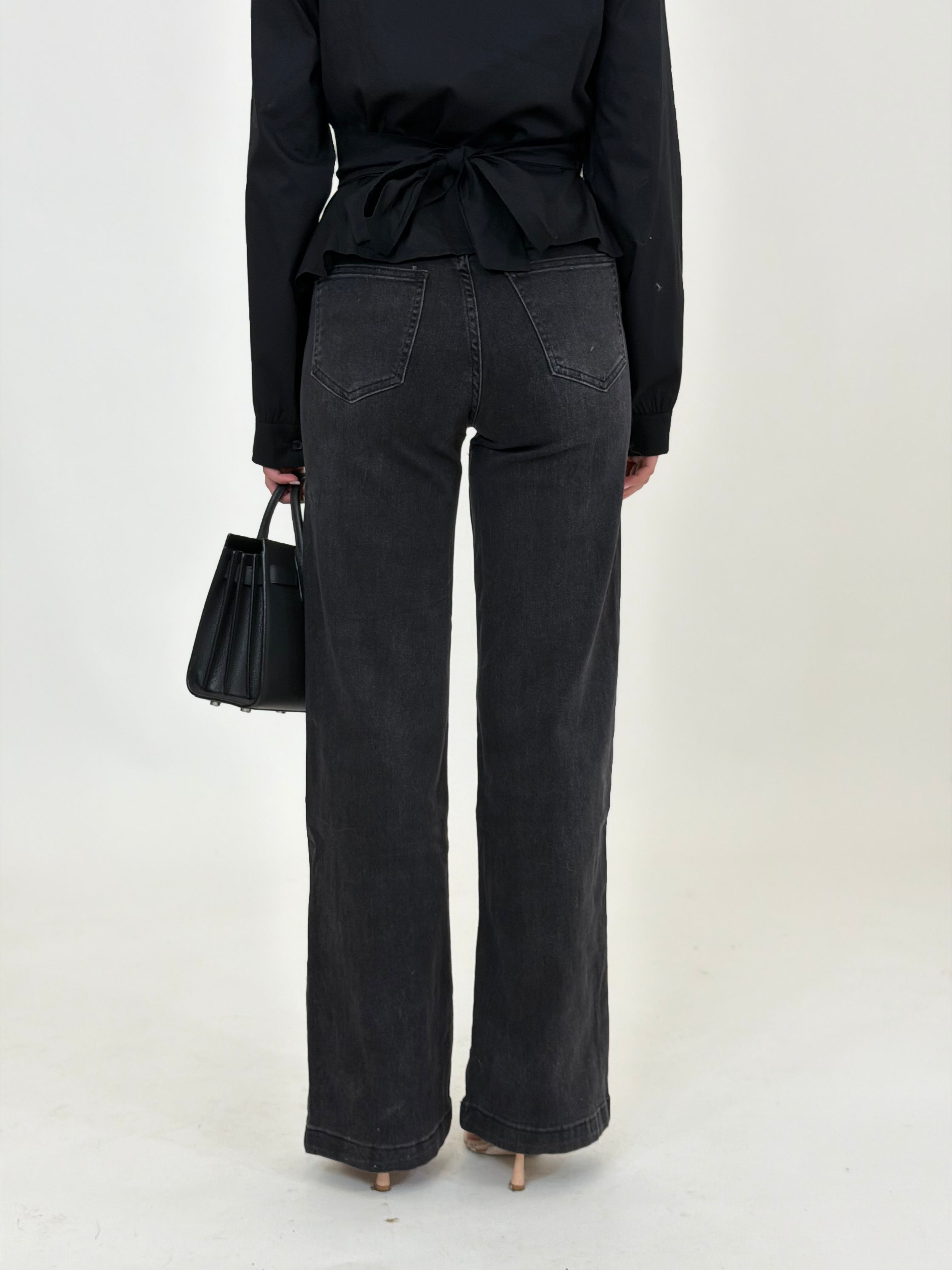 Jeans wide Black
