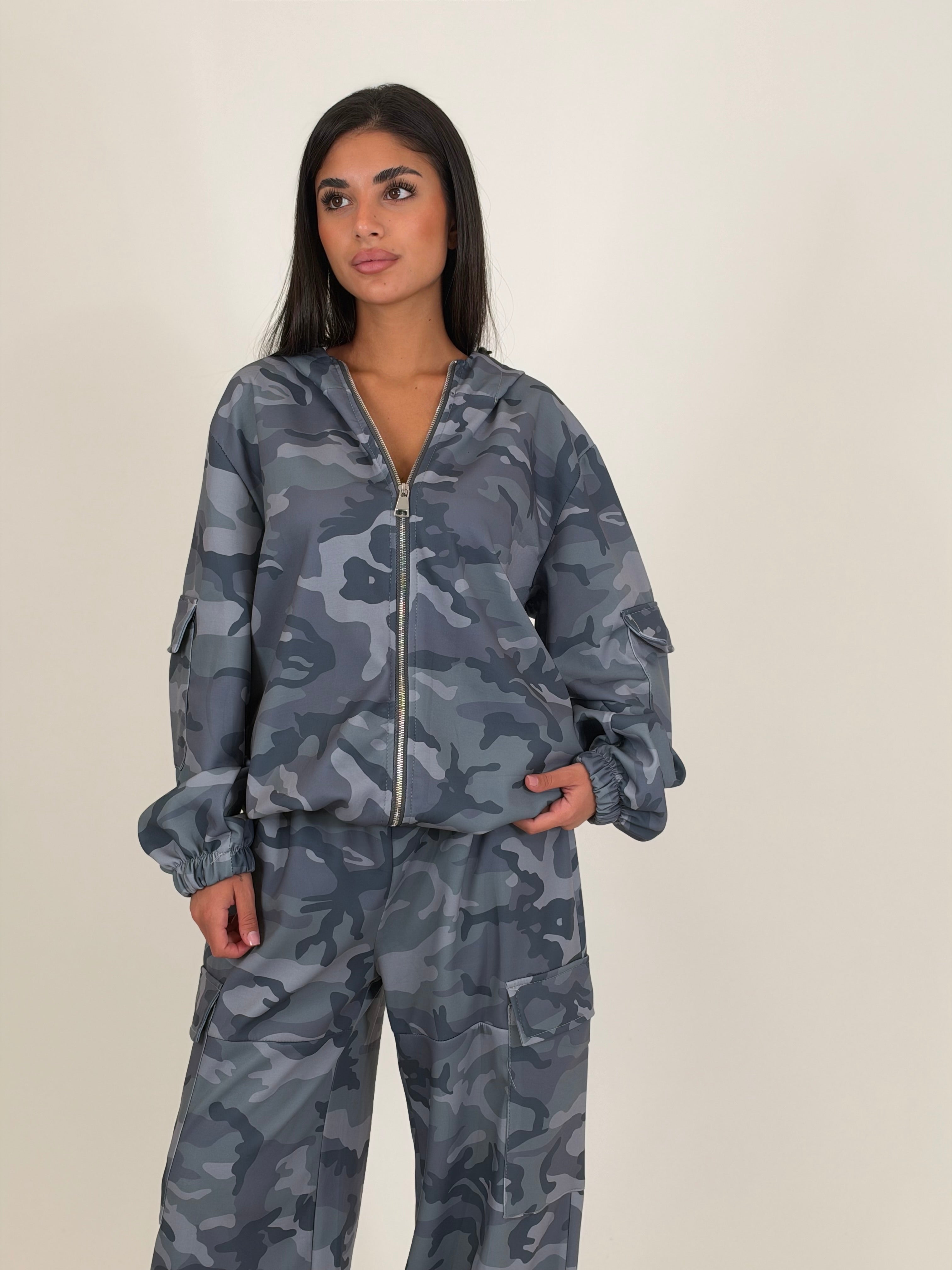 Set camouflage blu