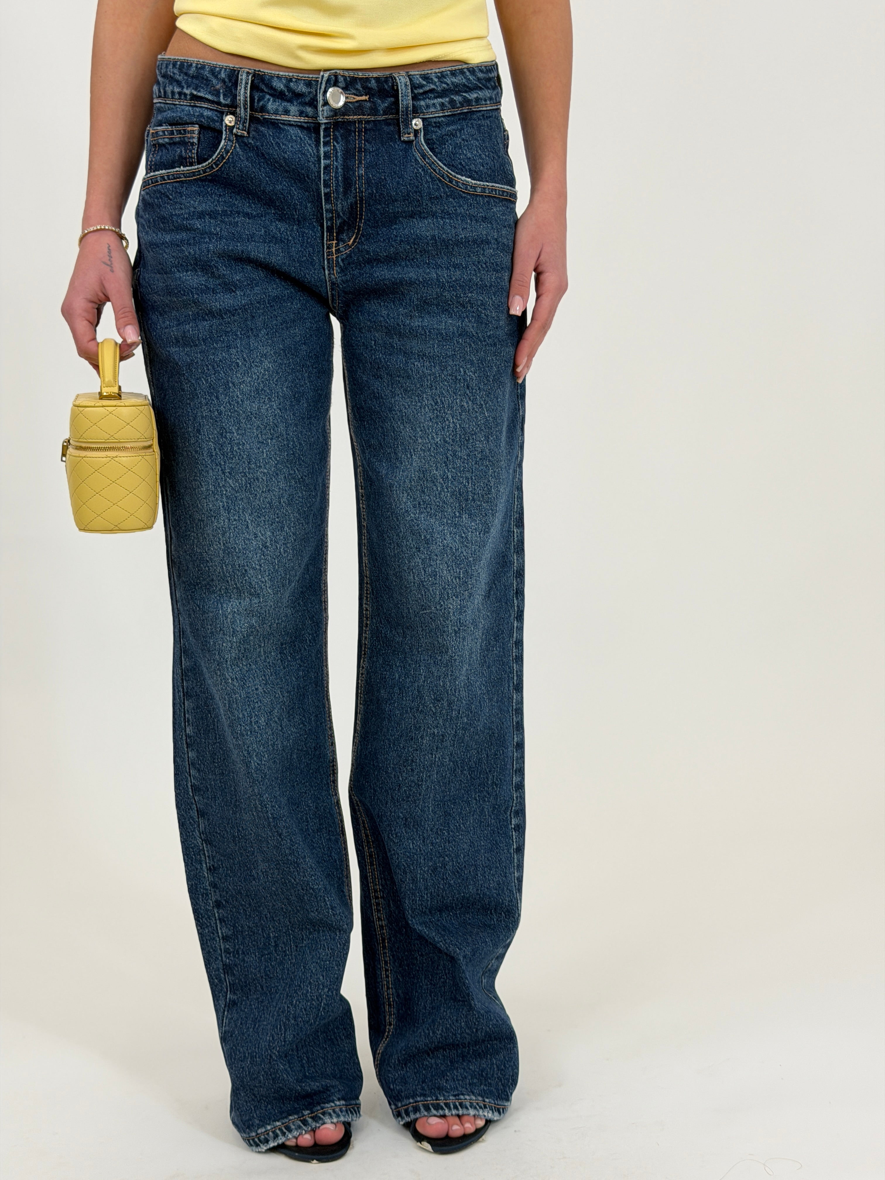 Jeans Vita Bassa Blu