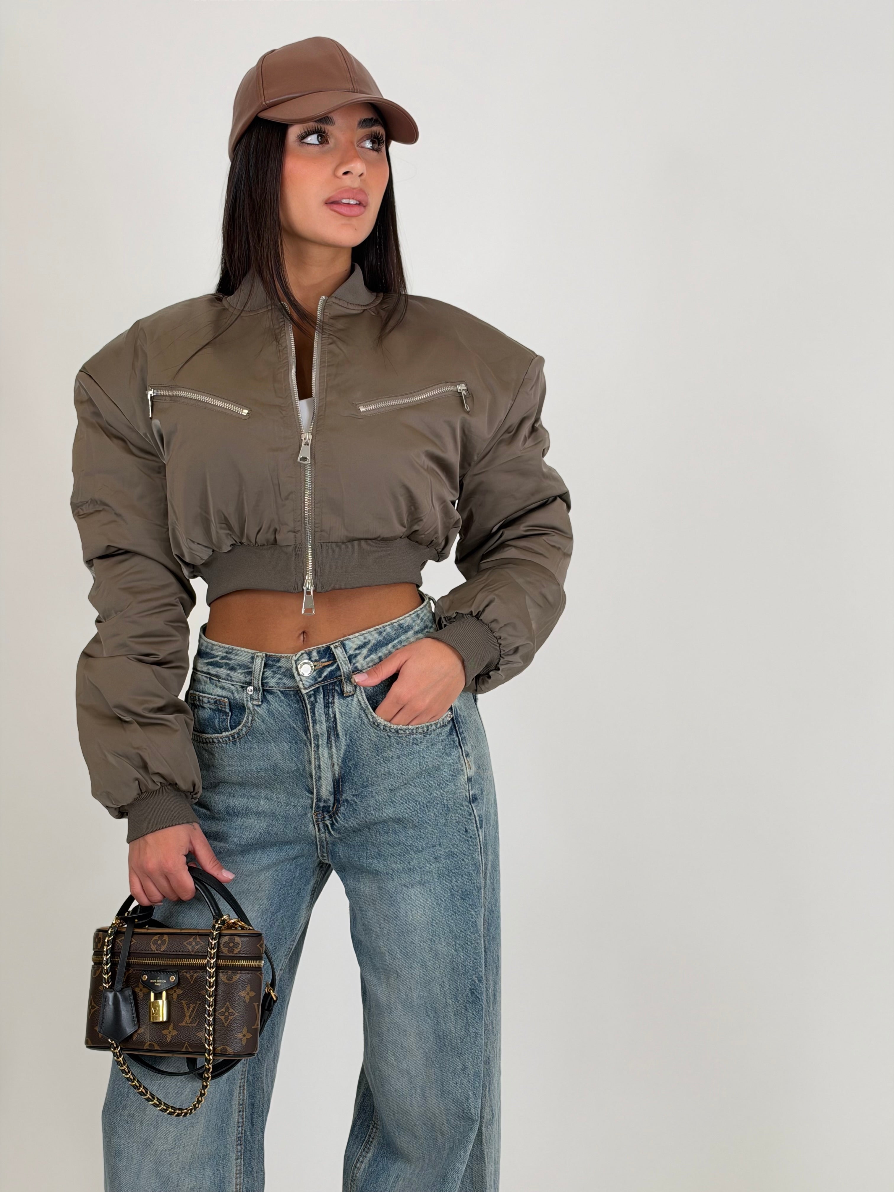 Bomber Crop Nate
