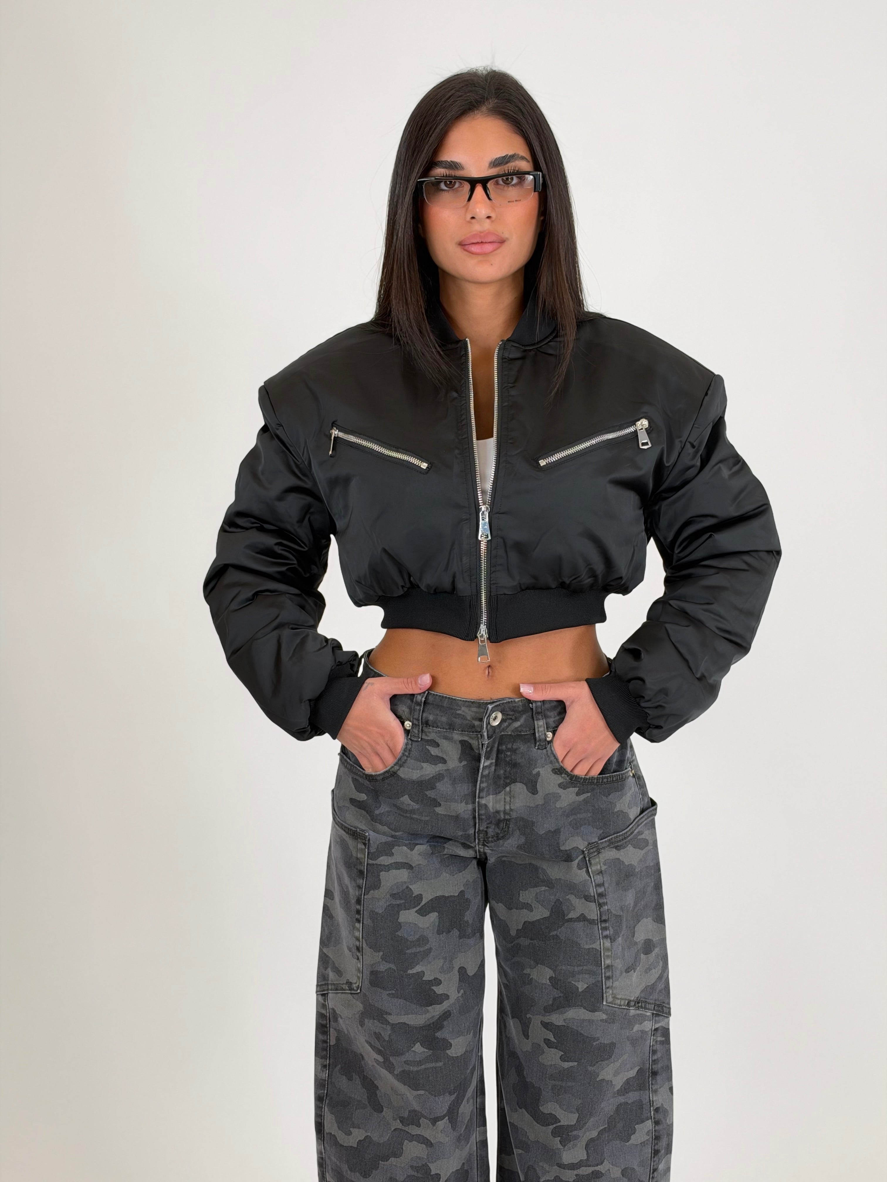 Bomber Crop Nate