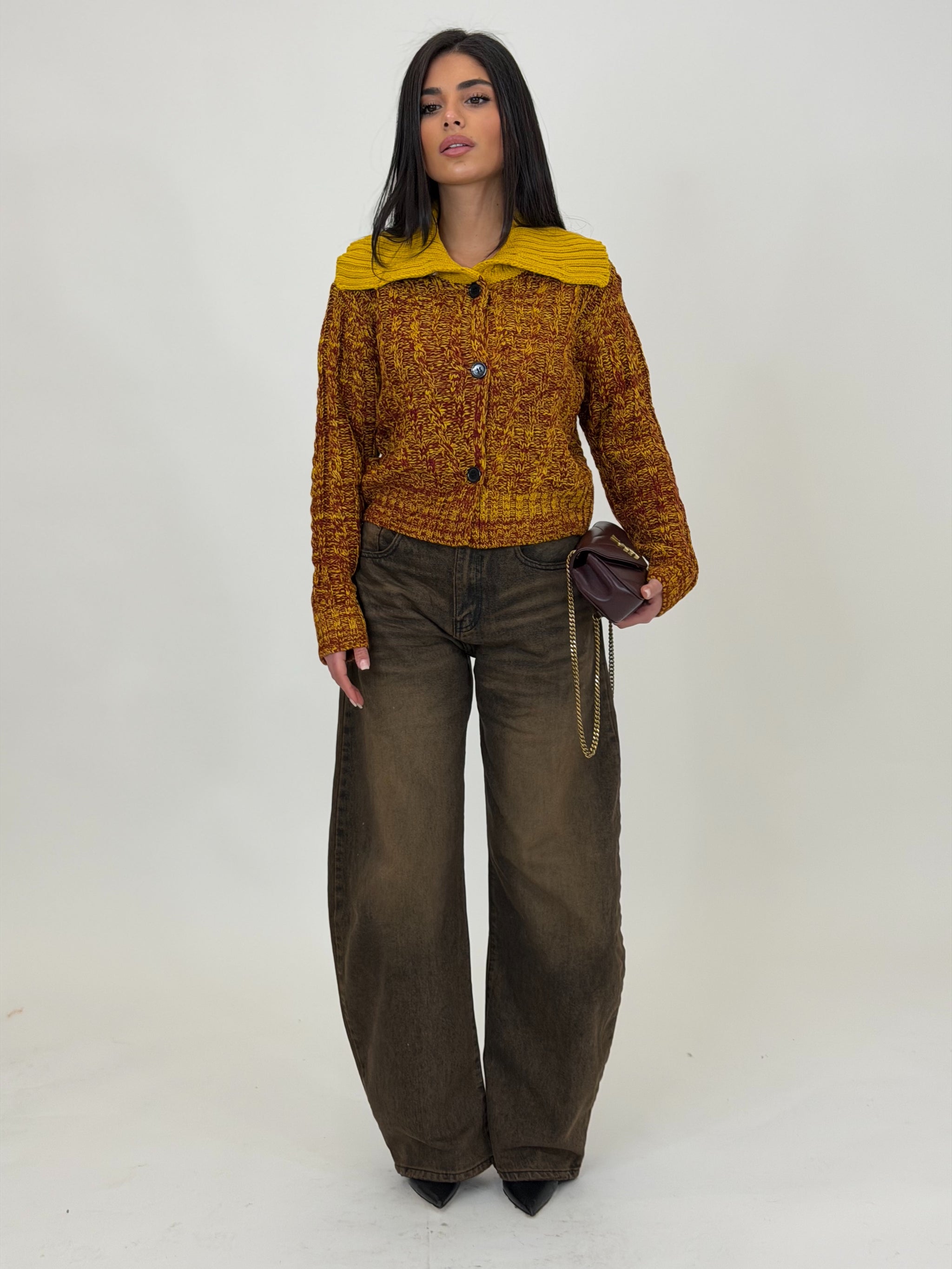 Jeans Ballon Ruggine