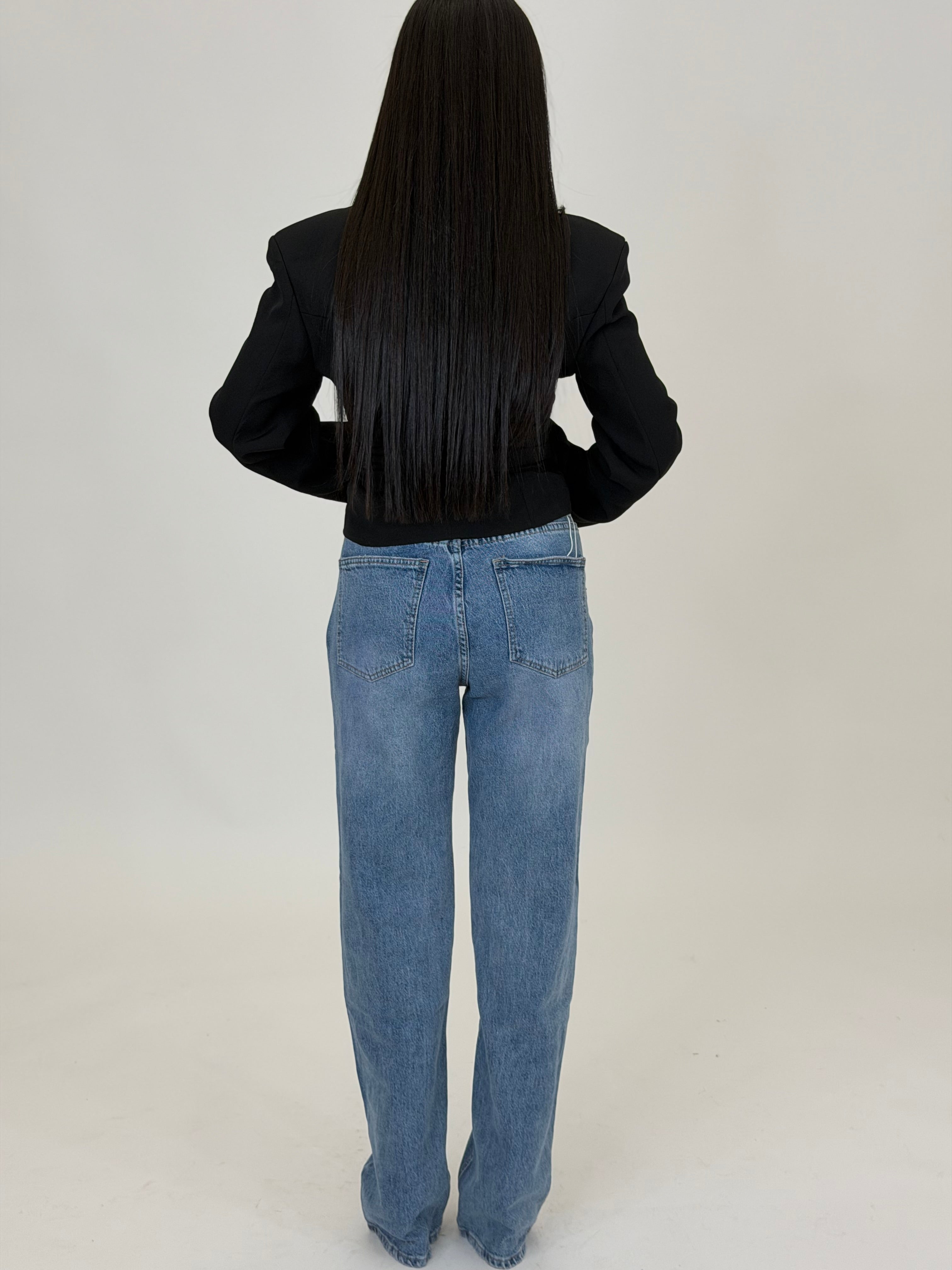 Jeans Straight Blu