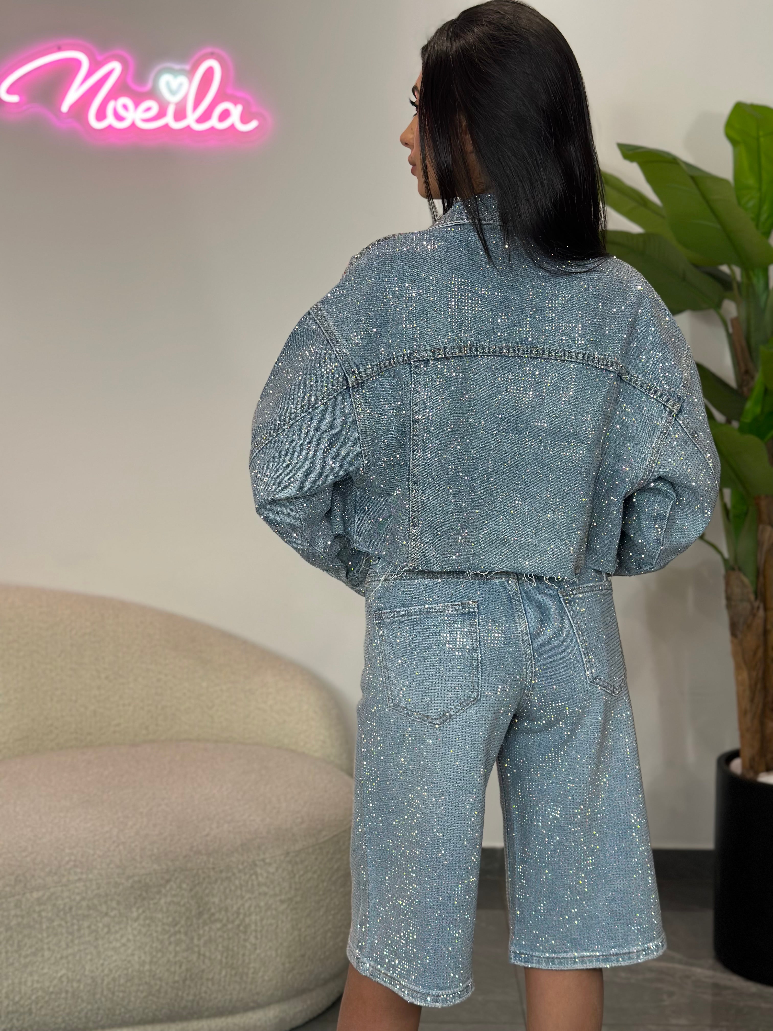 Giacca Crop Ultrashine