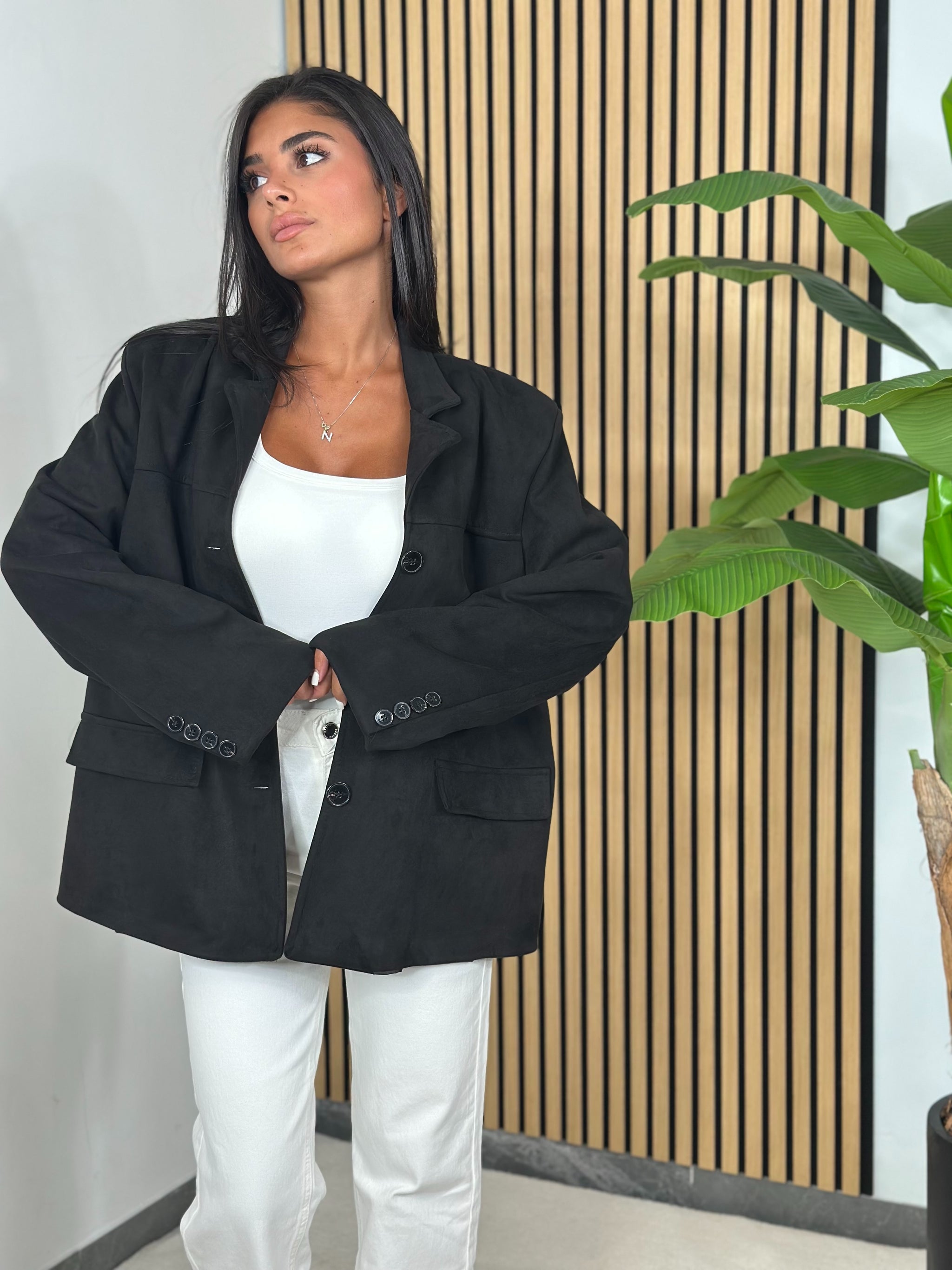 Blazer Scamosciato