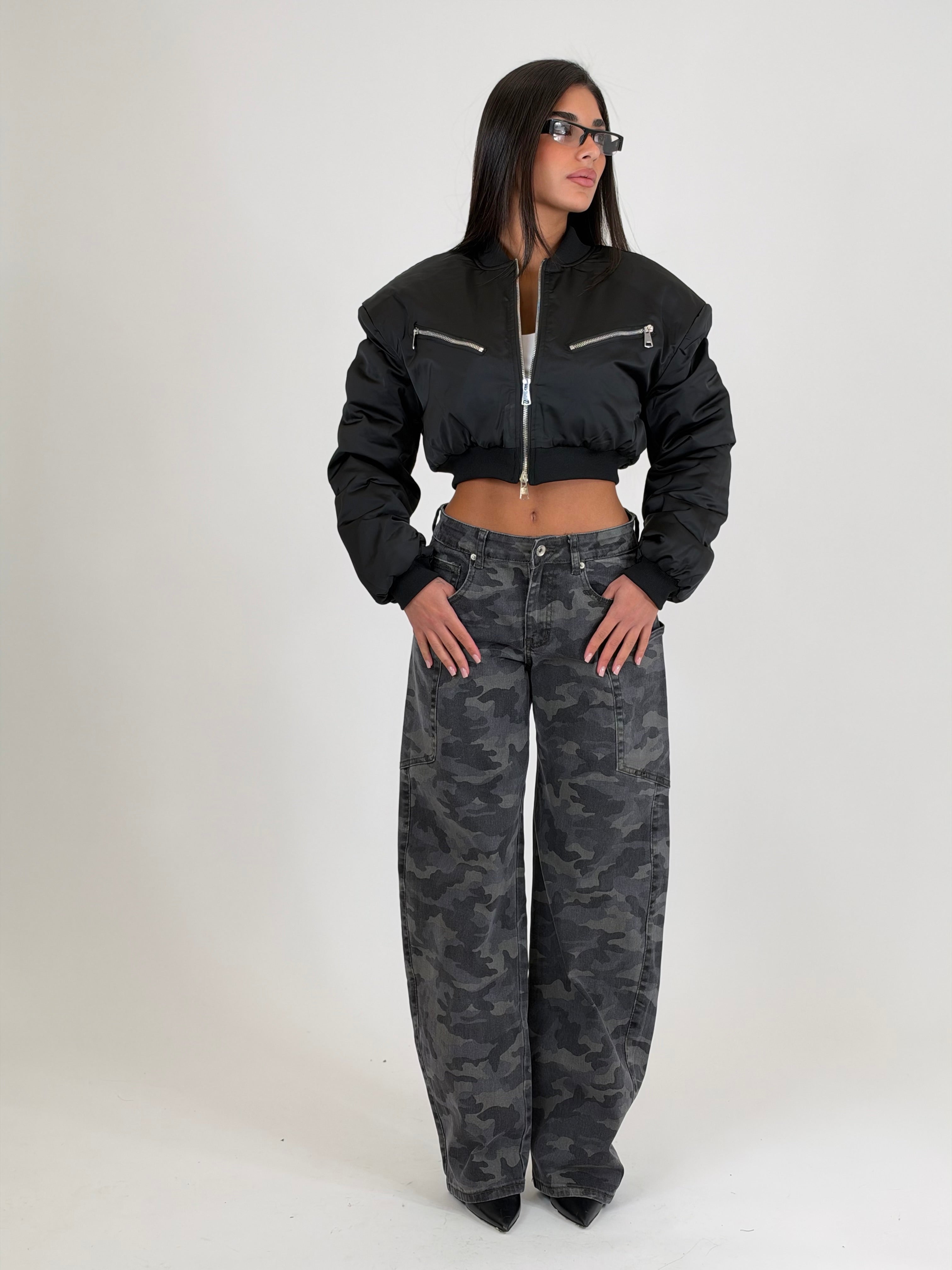 Bomber Crop Nate