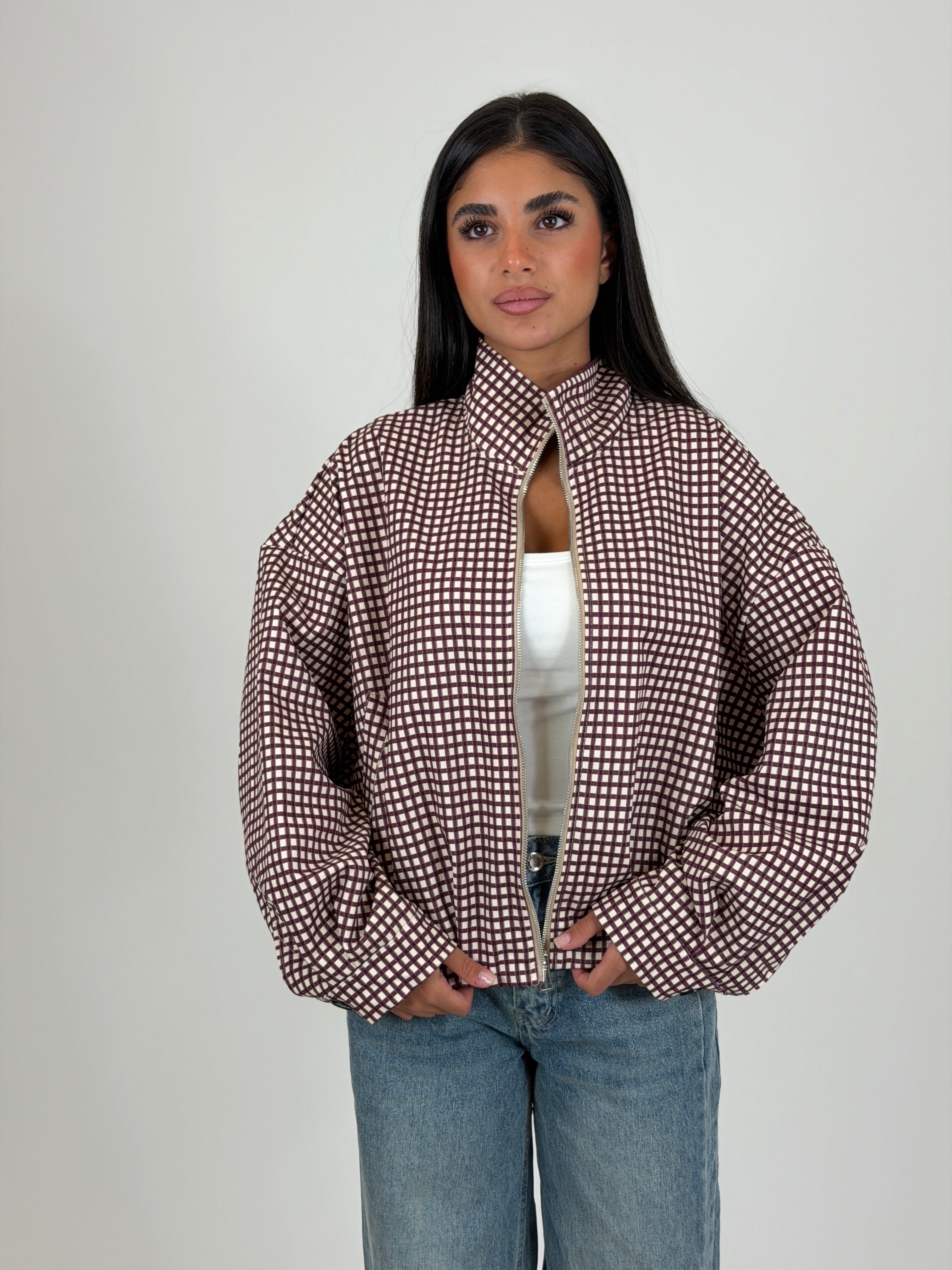 Bomber Quadretti