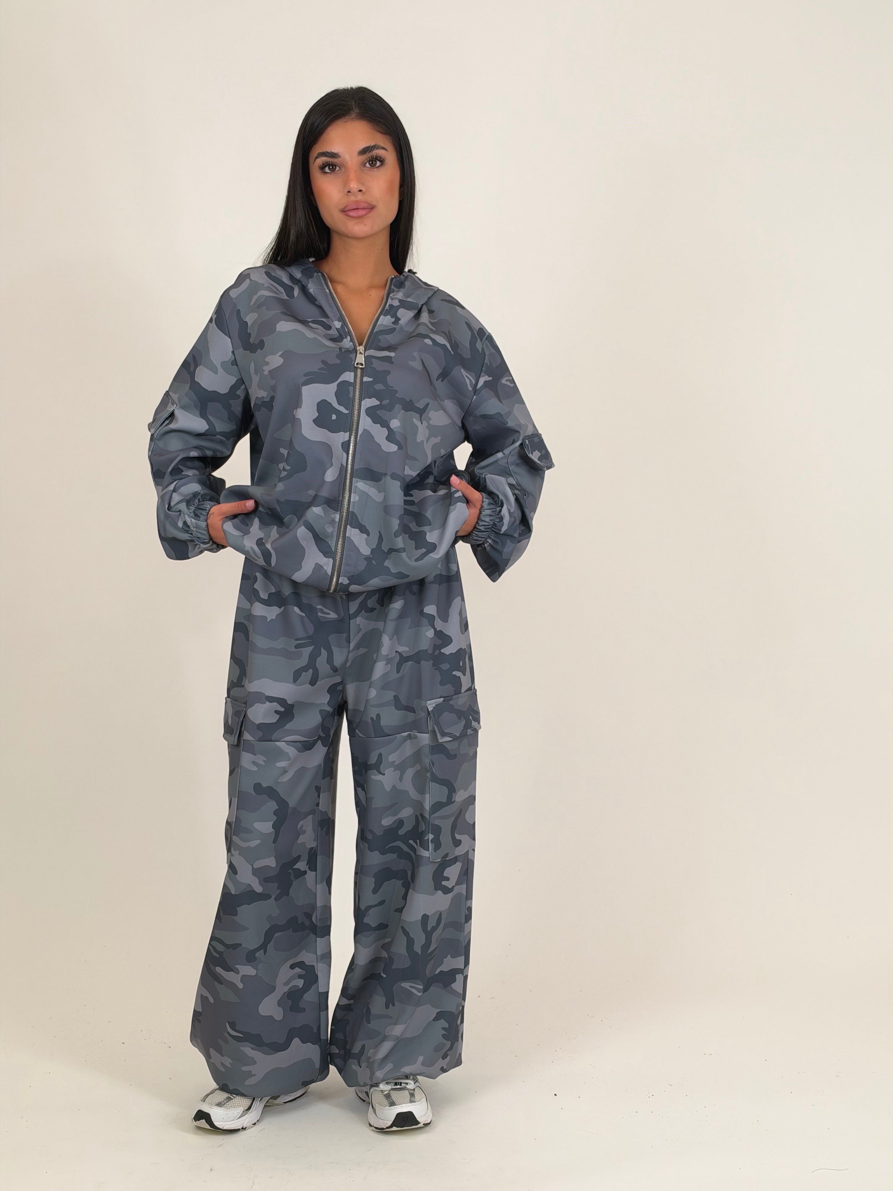 Set camouflage blu