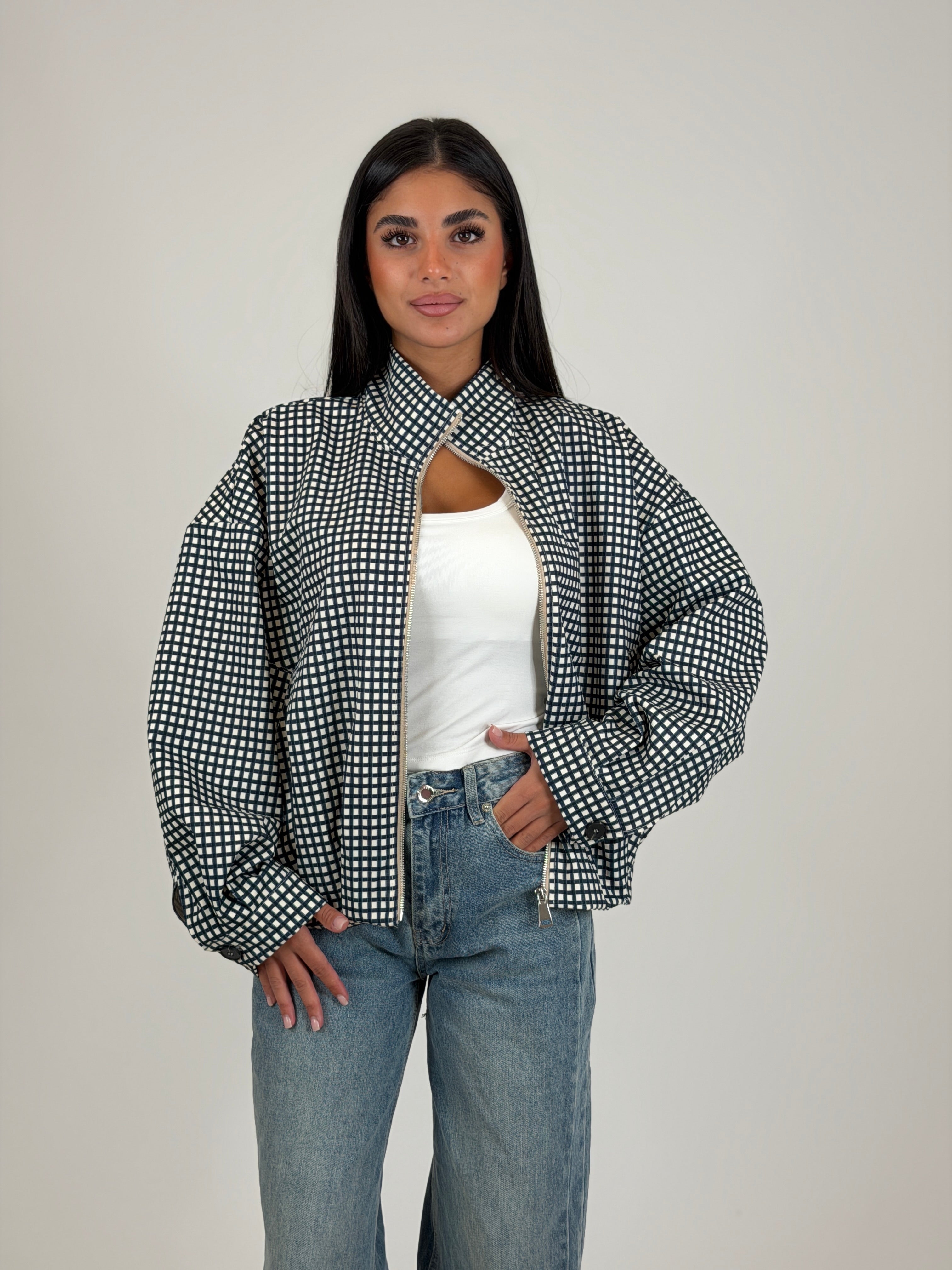 Bomber Quadretti
