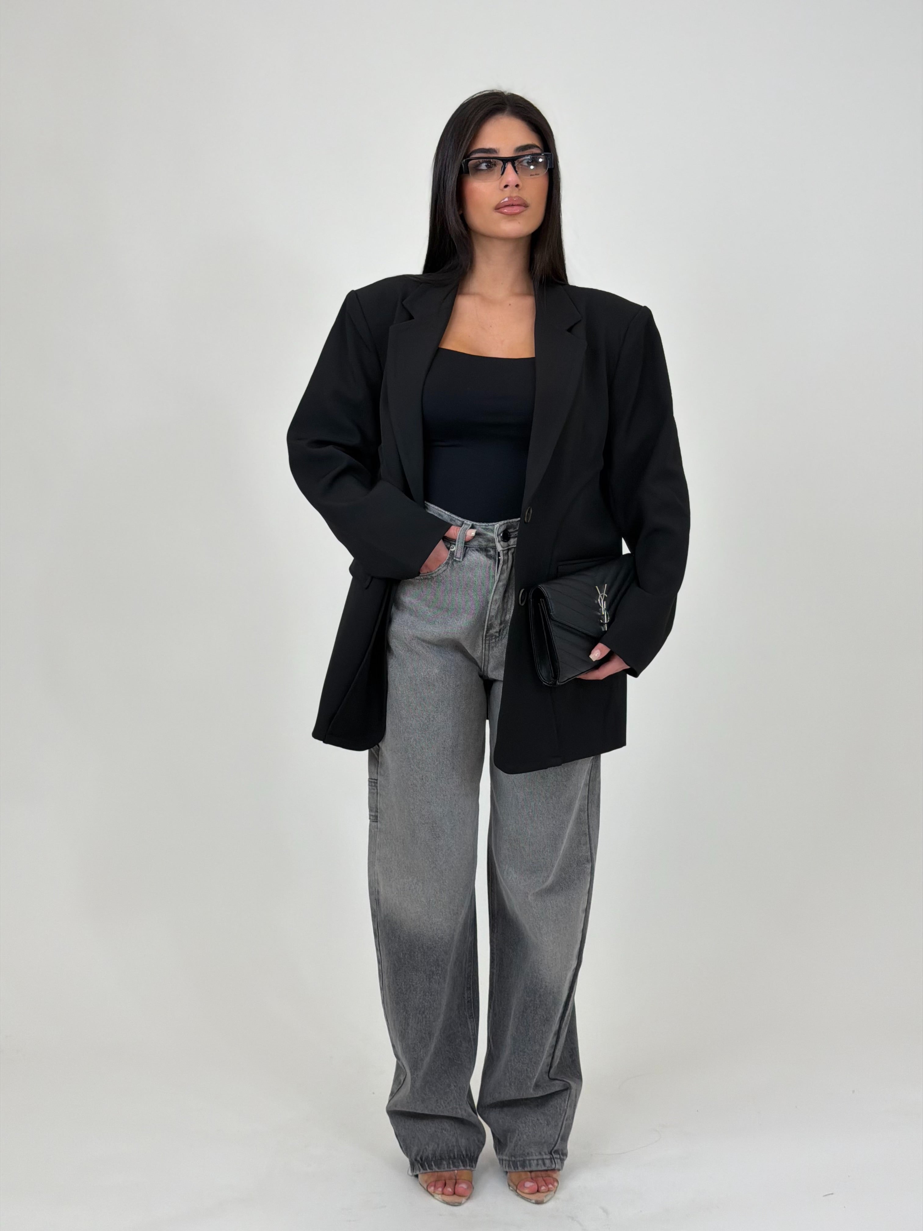 Jeans Ballon Grey
