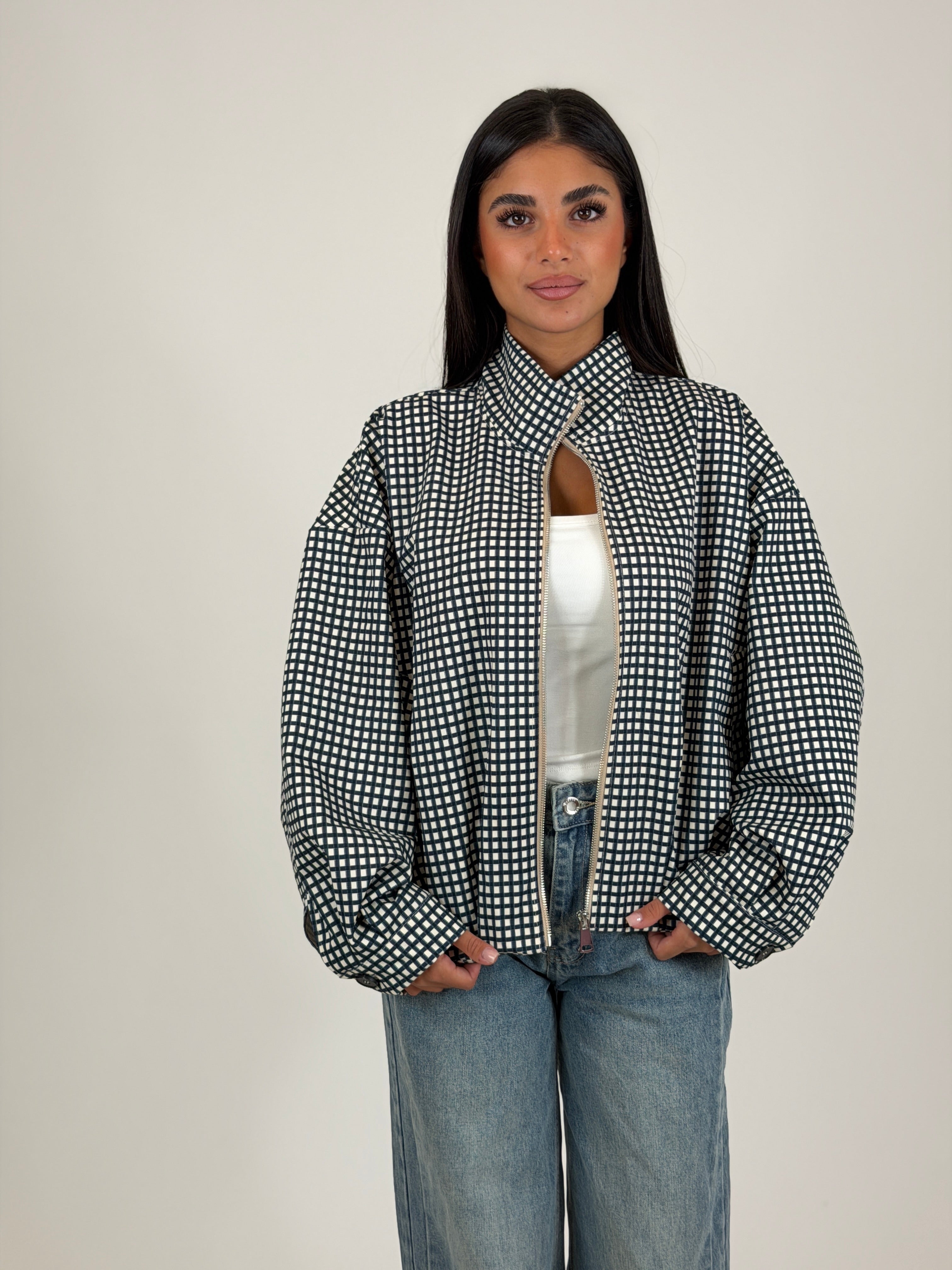 Bomber Quadretti