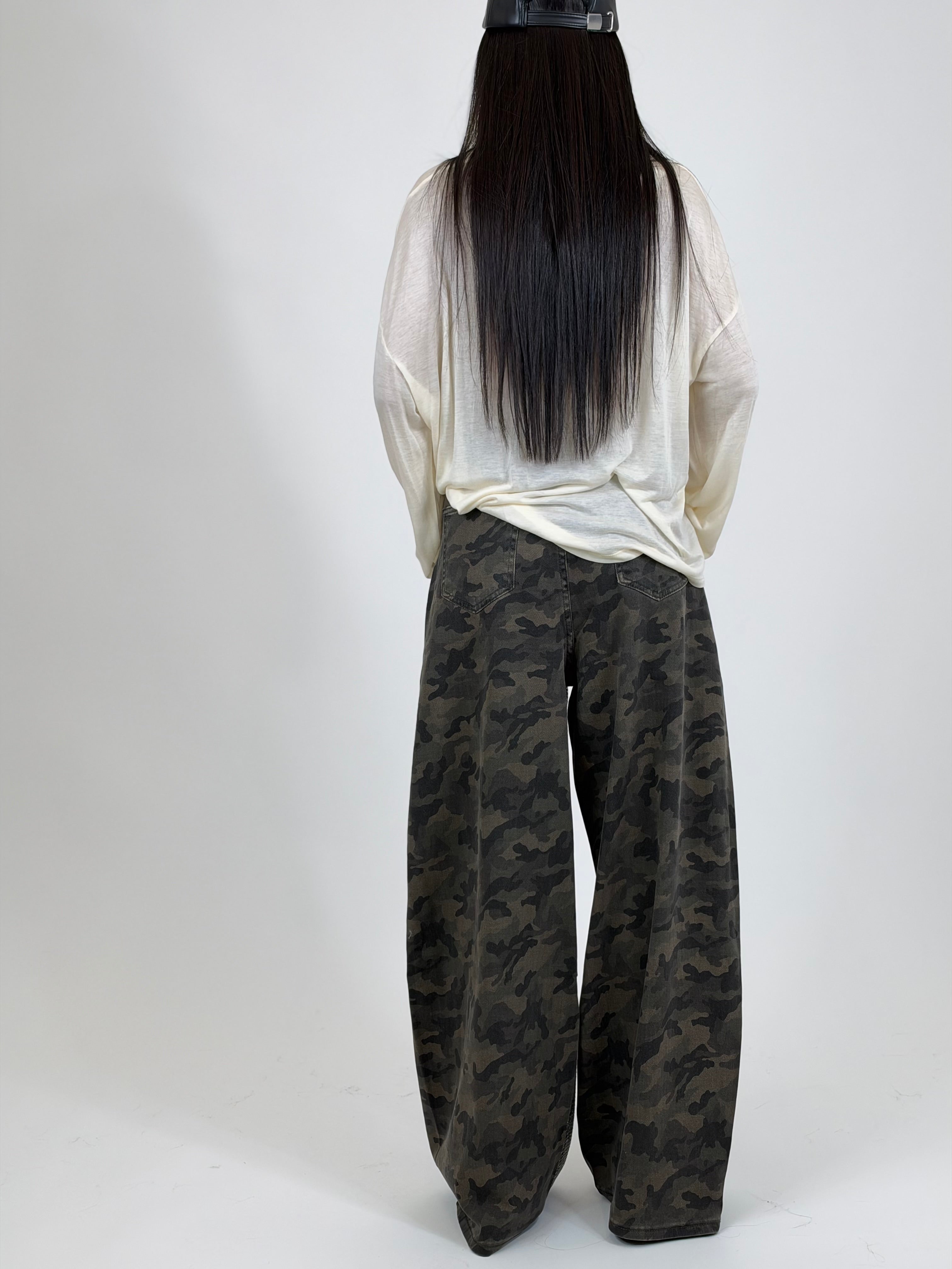 Jeans Military Strass