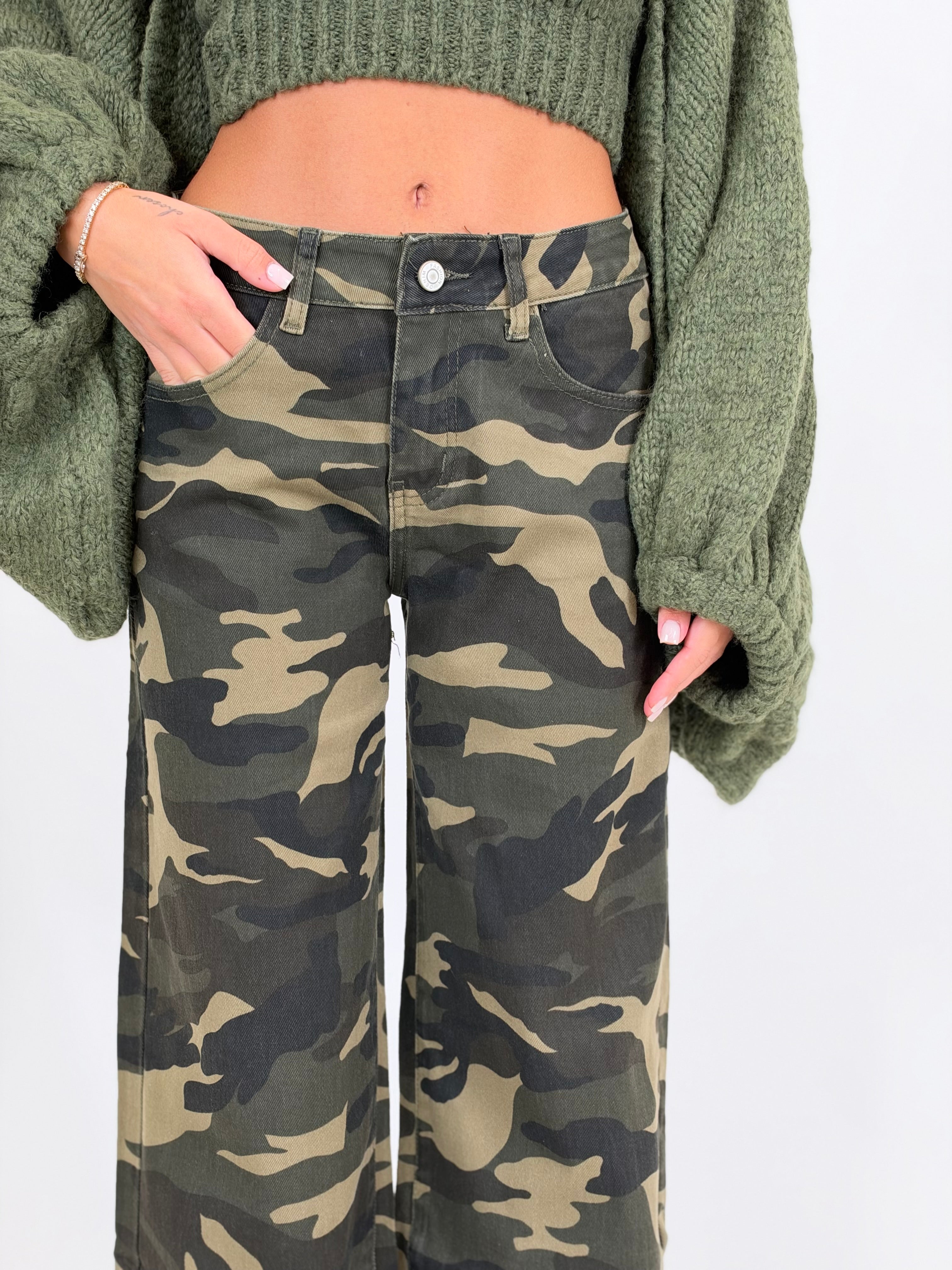 Jeans Military Green