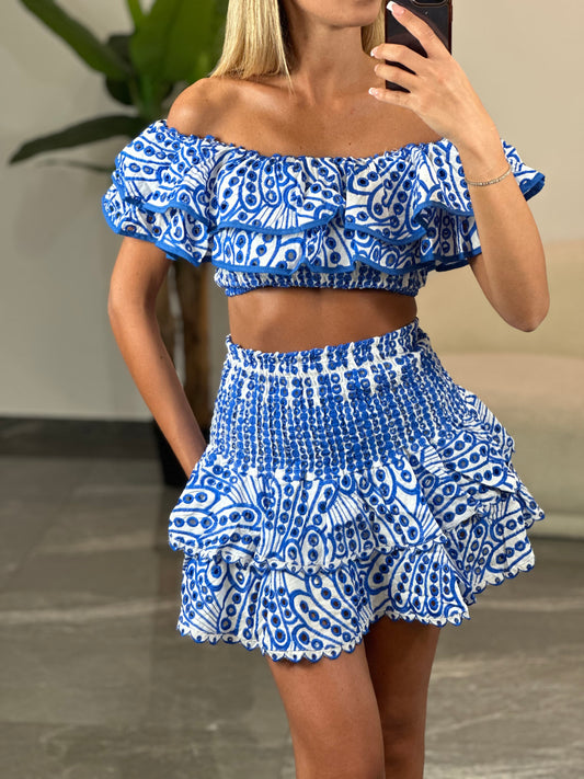 Set Sangallo Blu
