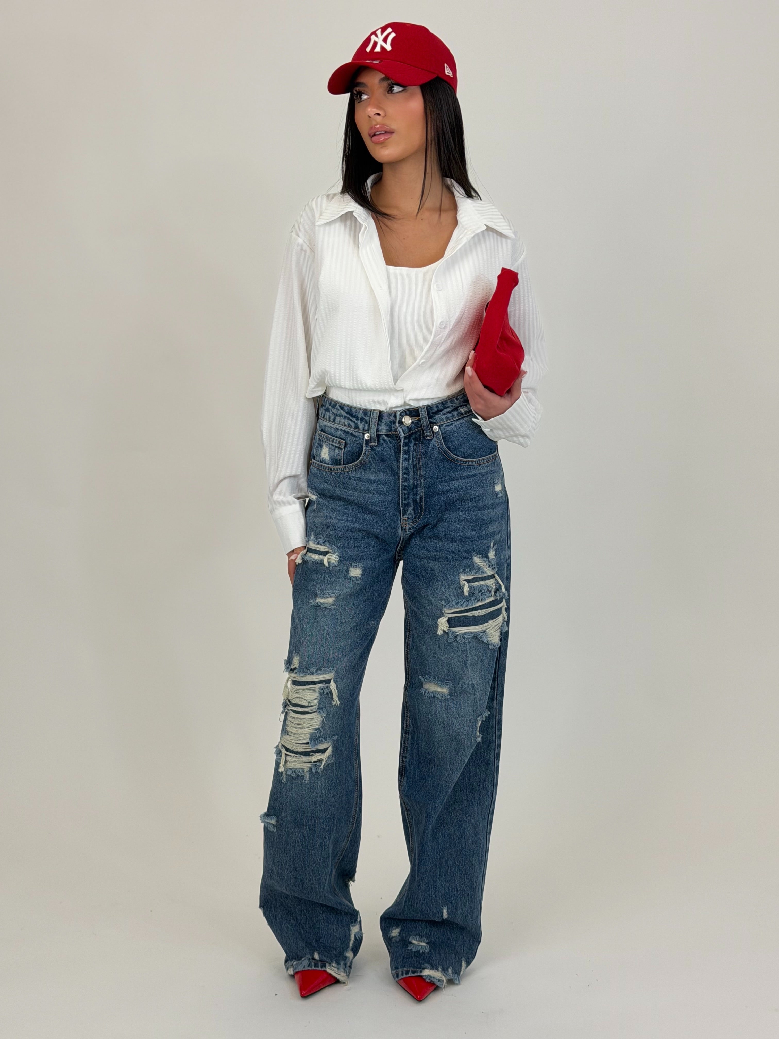 Jeans Scratched