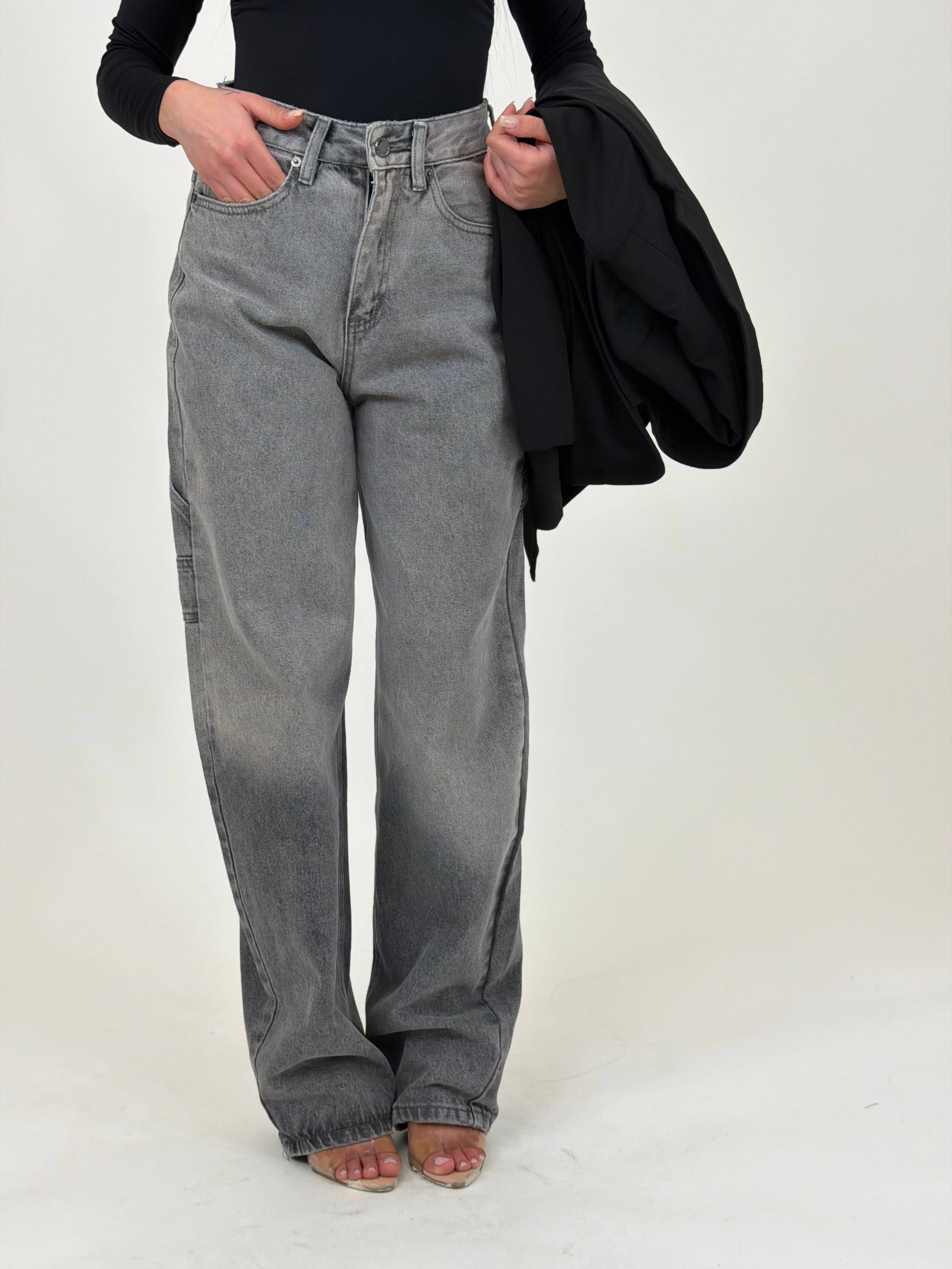 Jeans Ballon Grey