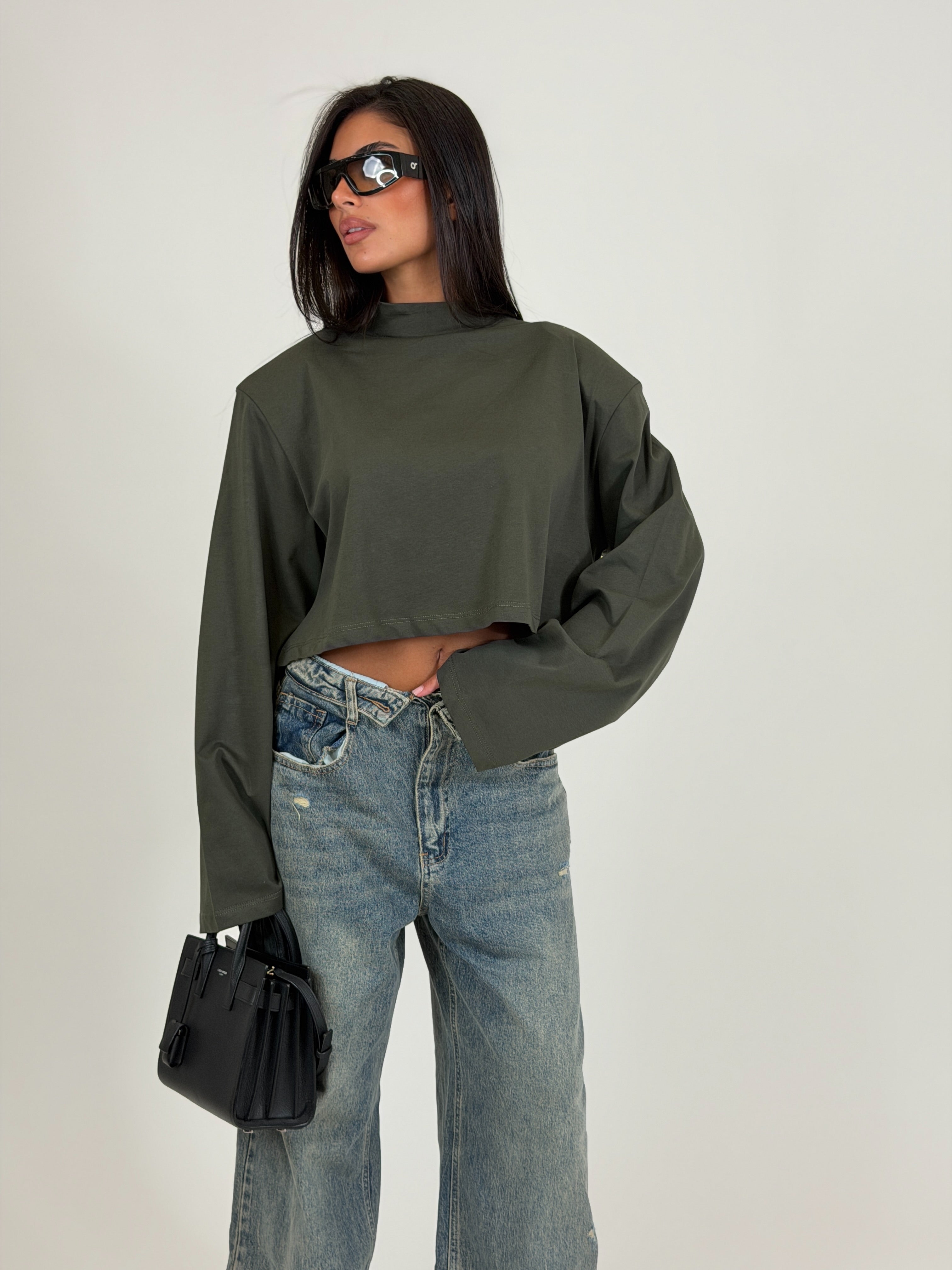 Maglia Longsleeve Cotton Crop