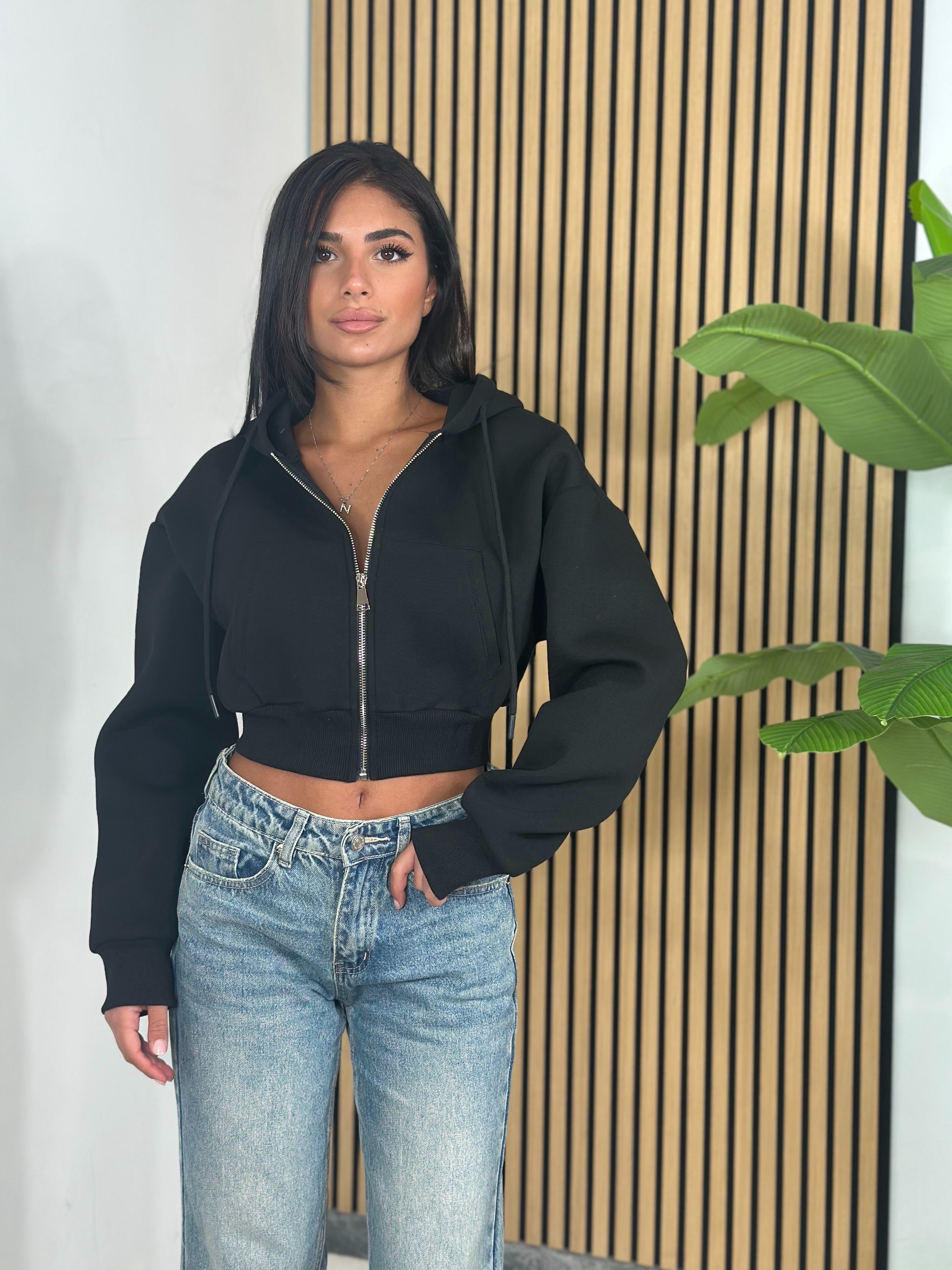 Felpa Basic Crop