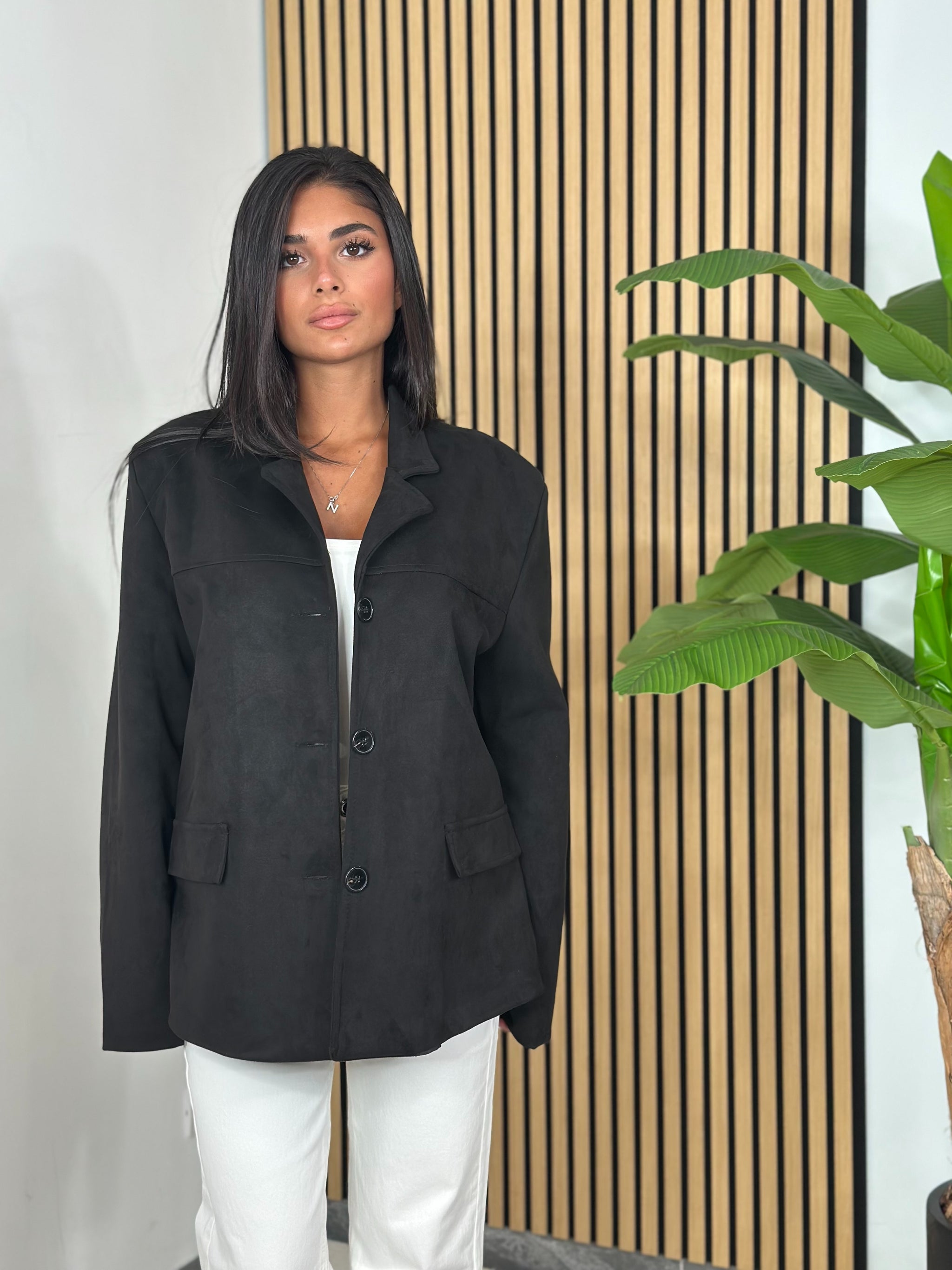 Blazer Scamosciato