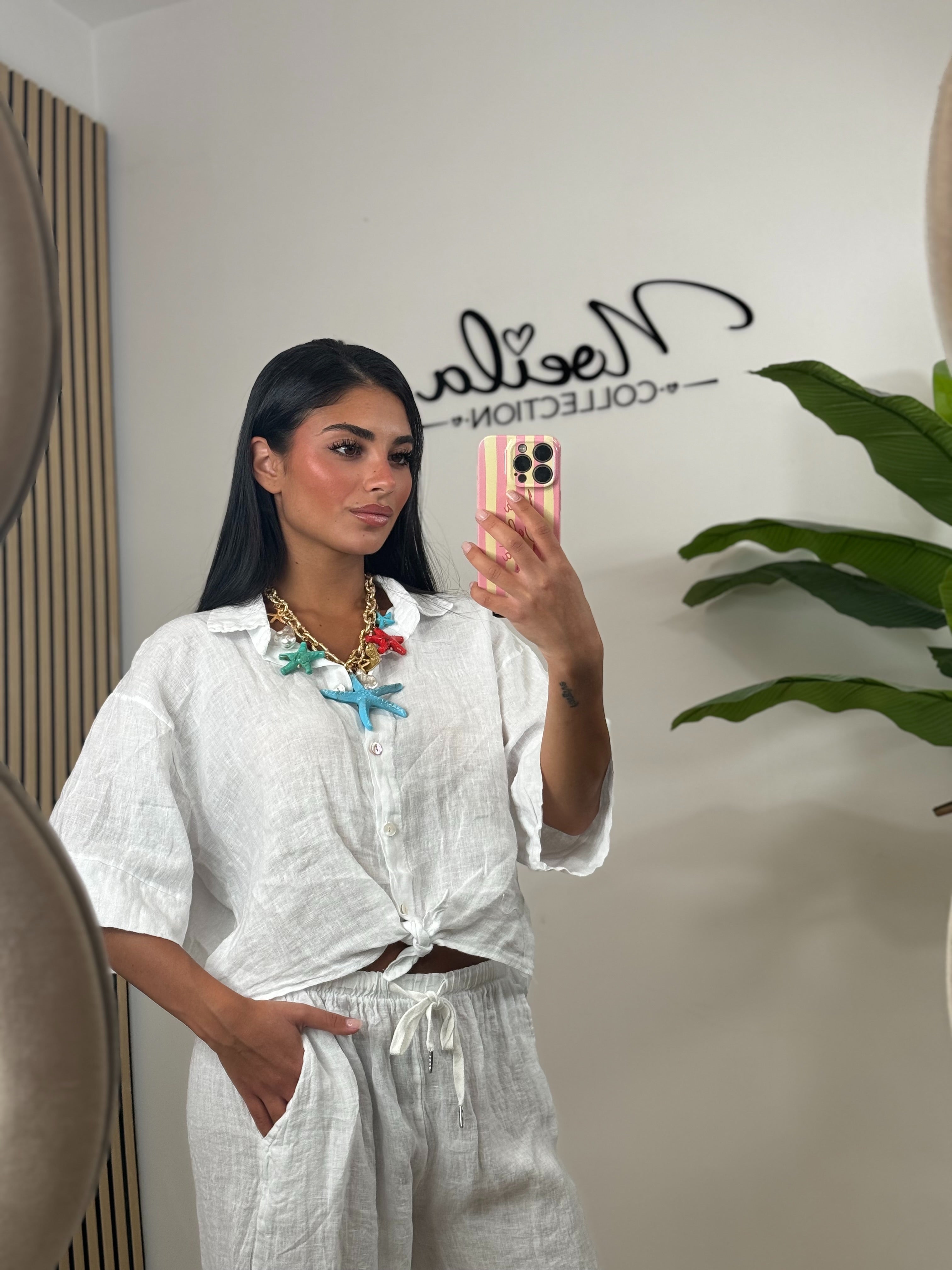 Camicia 100% lino