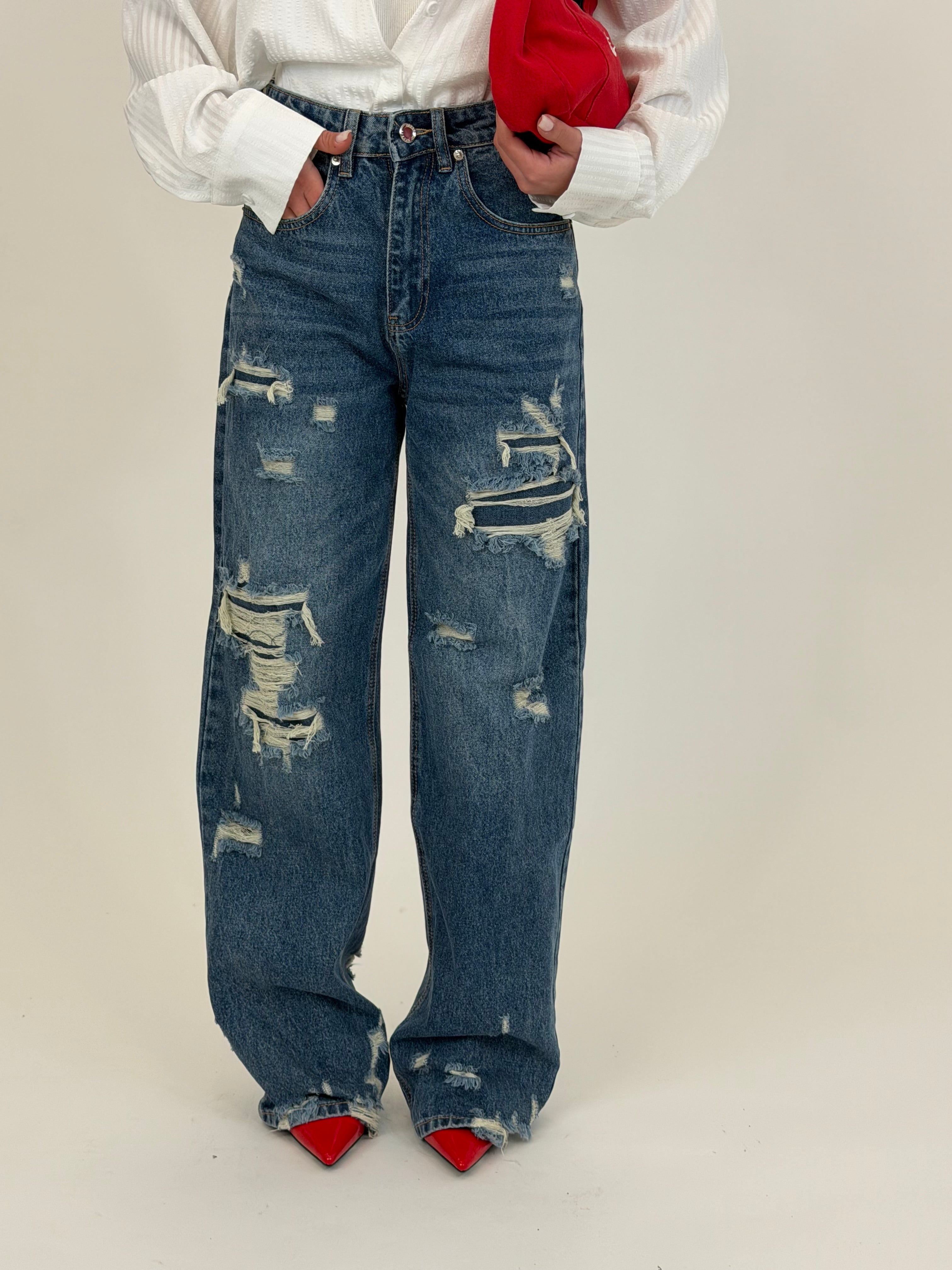Jeans Scratched