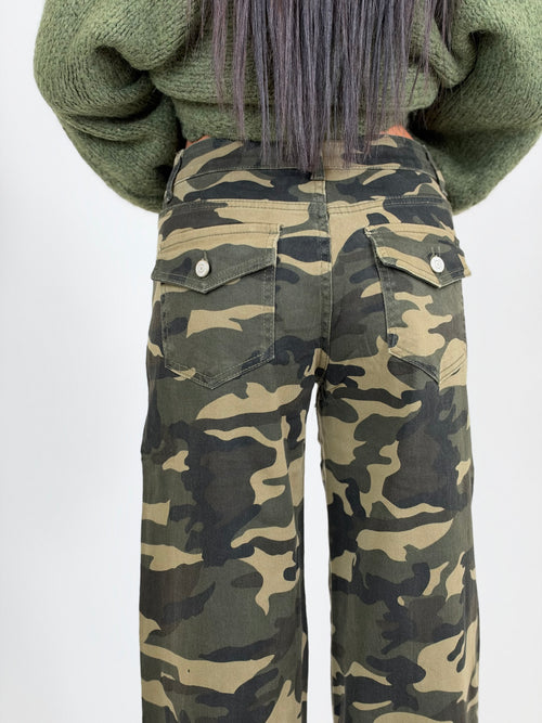 Military Green Jeans