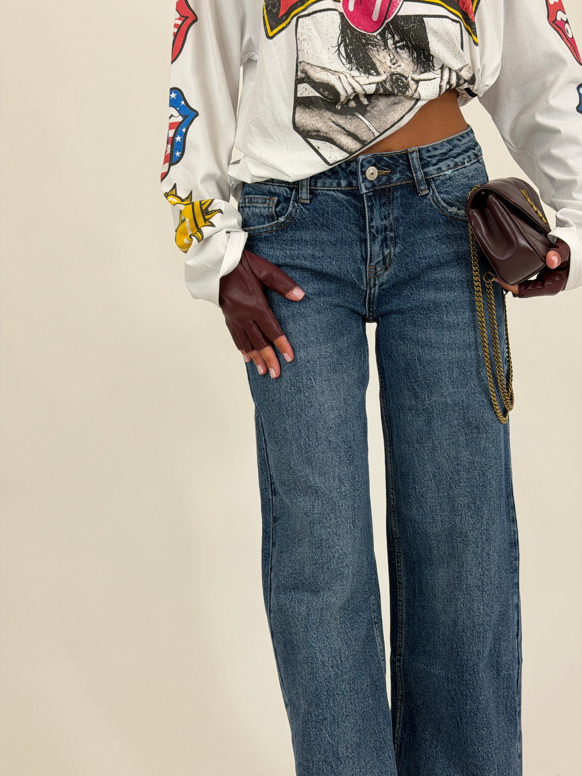 Jeans vita bassa