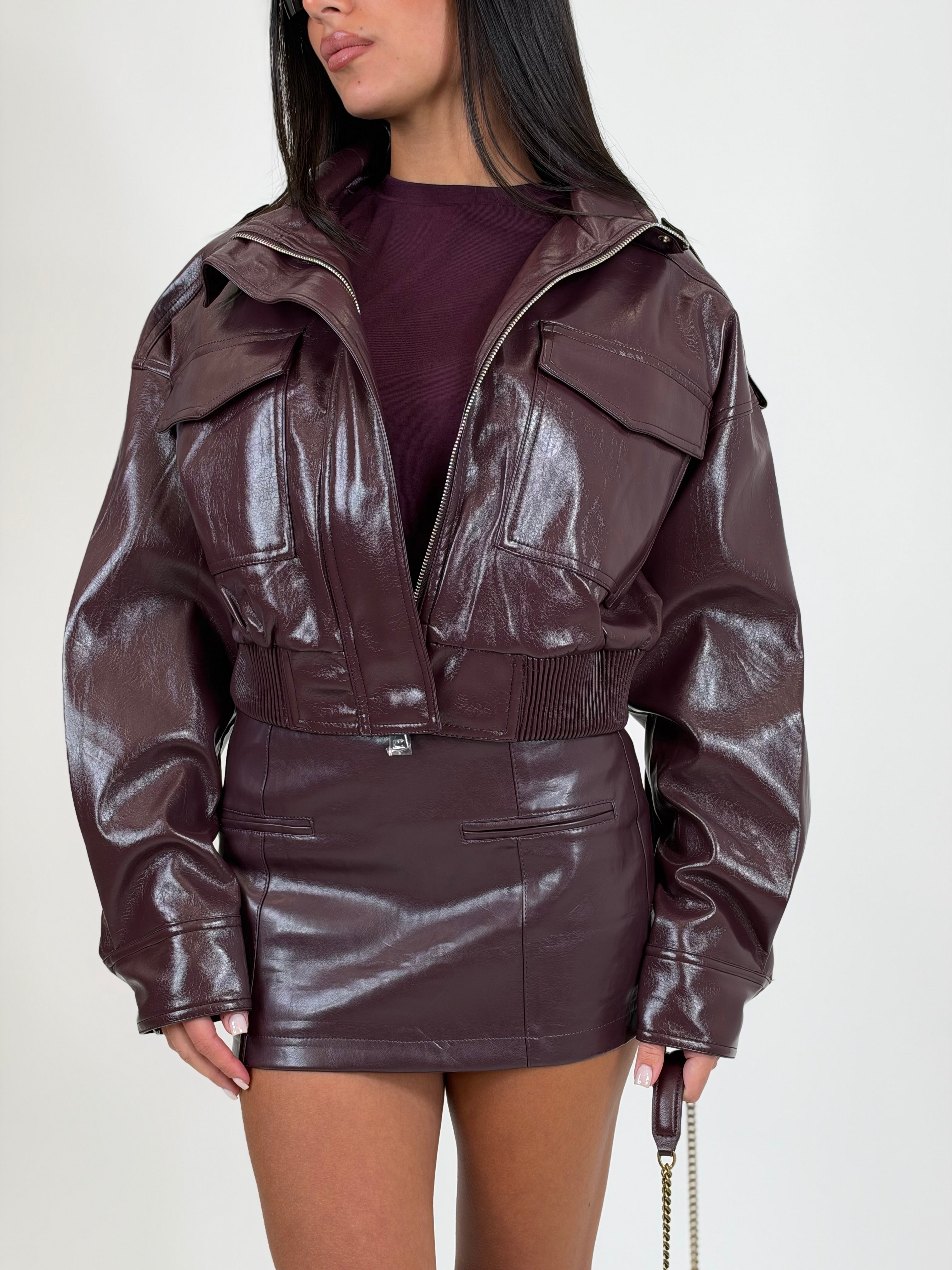 Bomber Crop Vinil