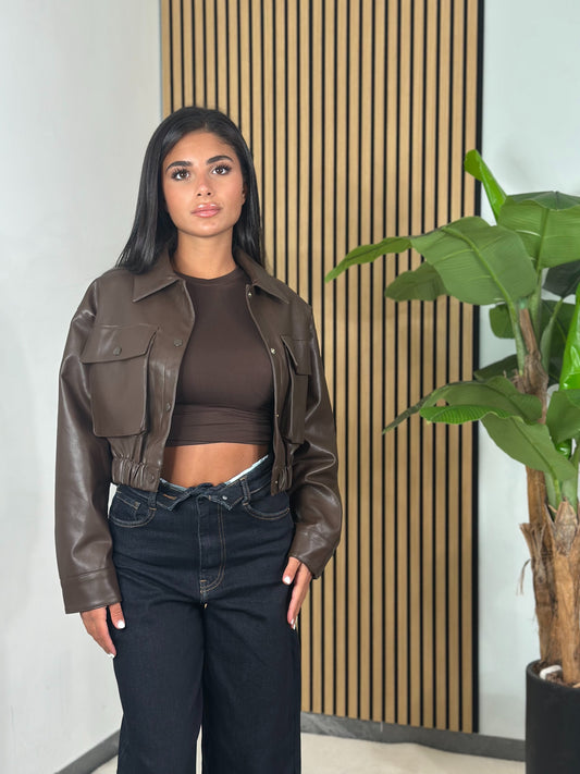 Mini Bomber Crop