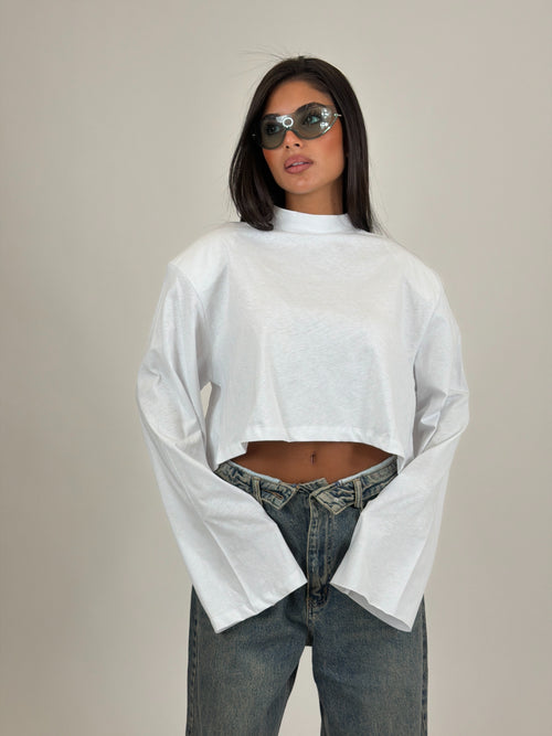 Maglia Longsleeve Cotton Crop