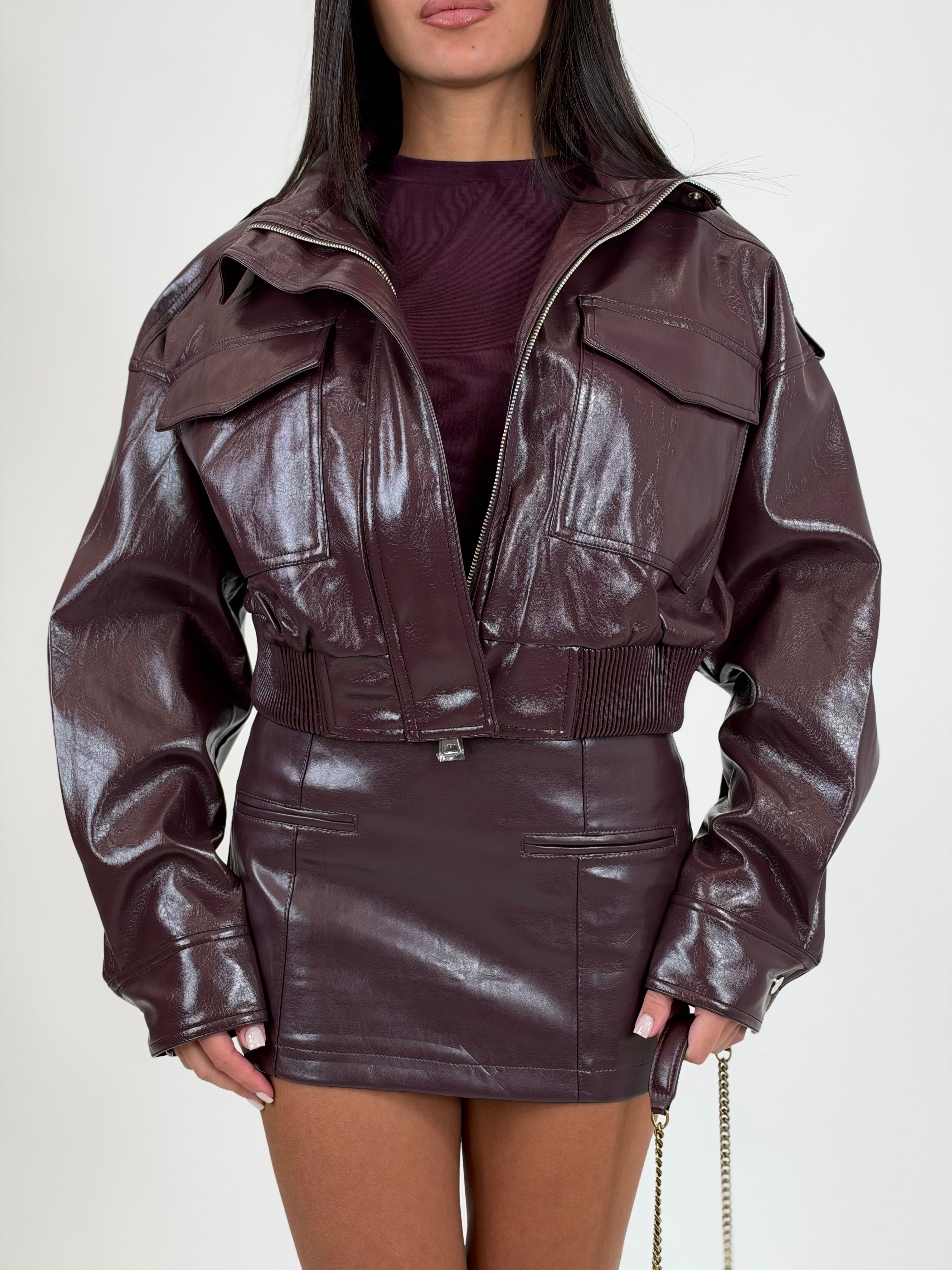 Bomber Crop Vinil